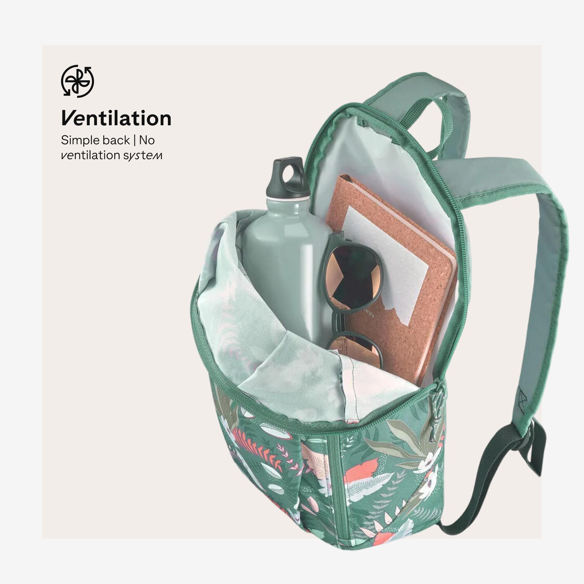 Hiking backpack 10 L, Arpenaz 50 - Green