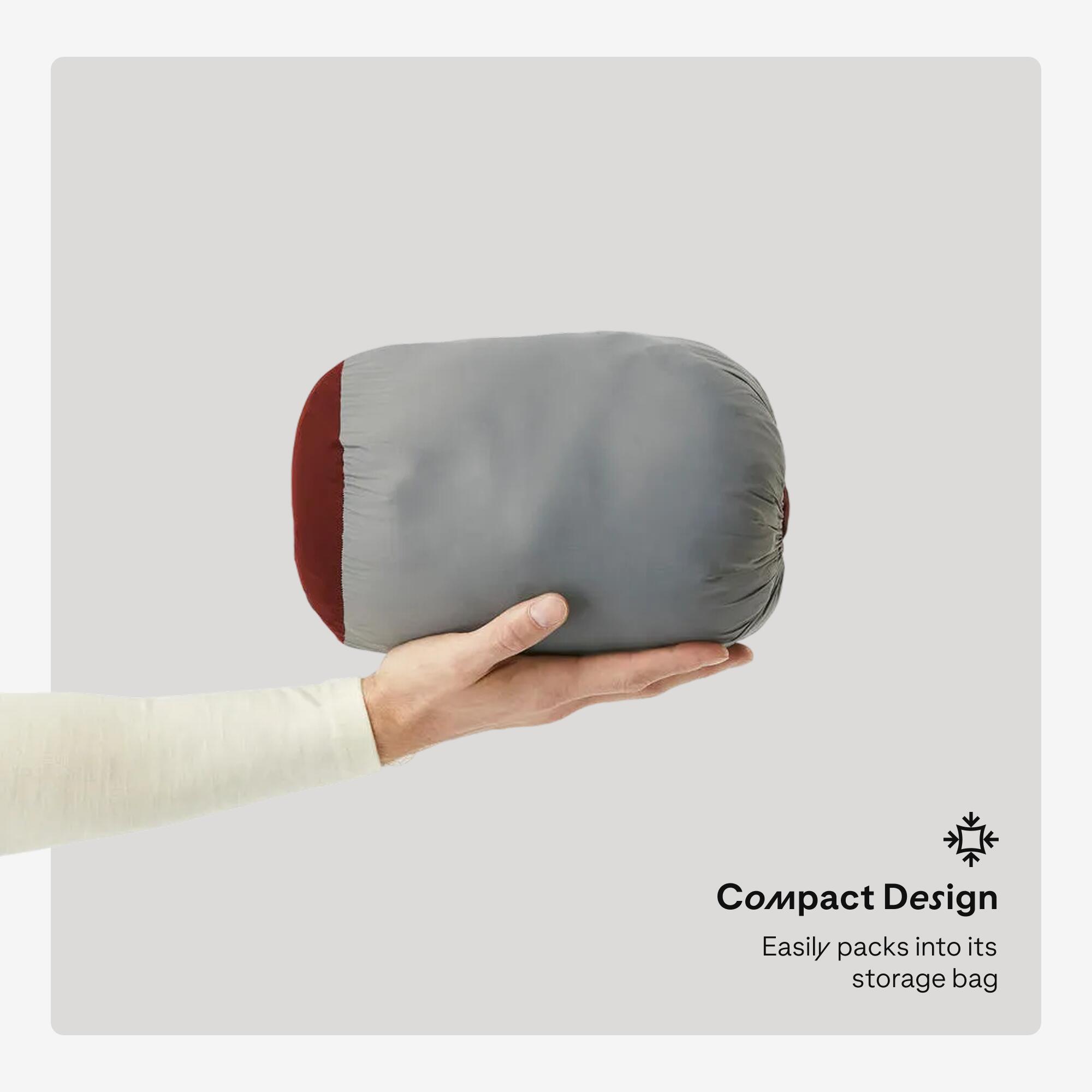 Men Lightweight Packable Down Jacket - MT500 -10° Brown