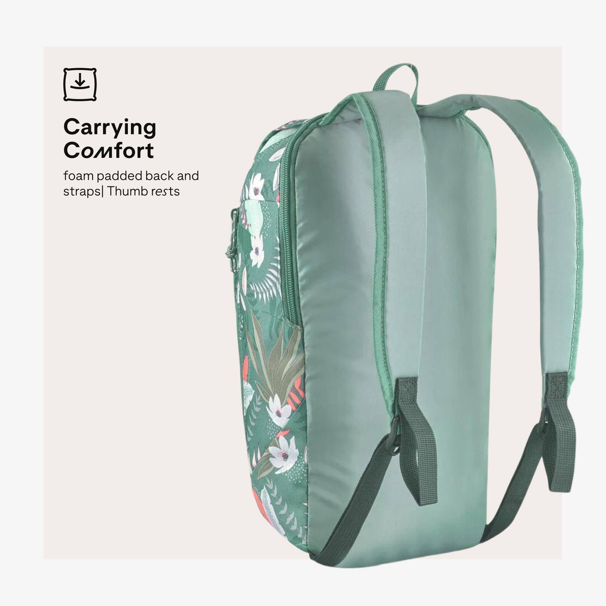 Arpenaz 50 10L hiking backpack - Green -  4