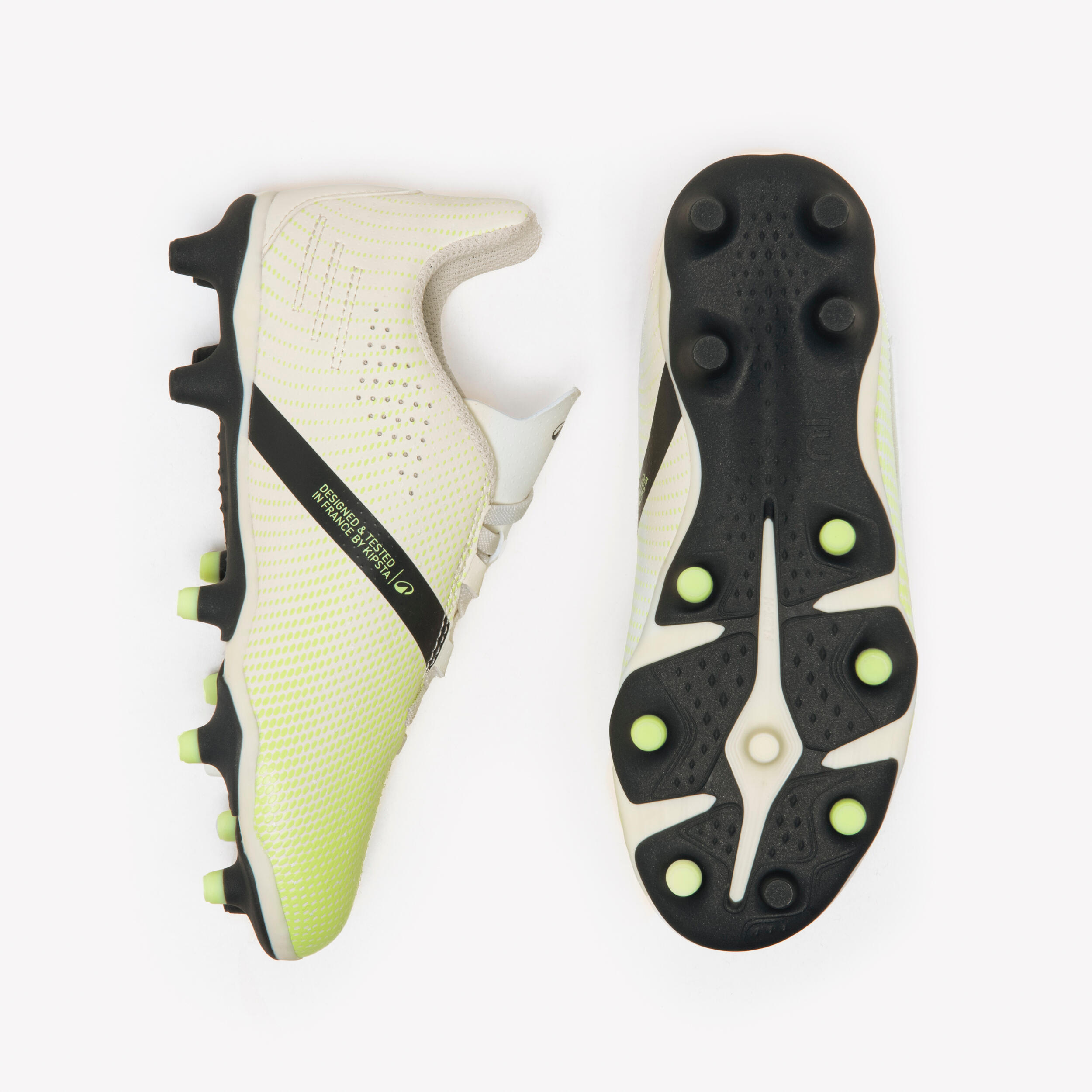 Chaussures de soccer à bande autoagrippante enfant, Viralto I Easy FG 6/9