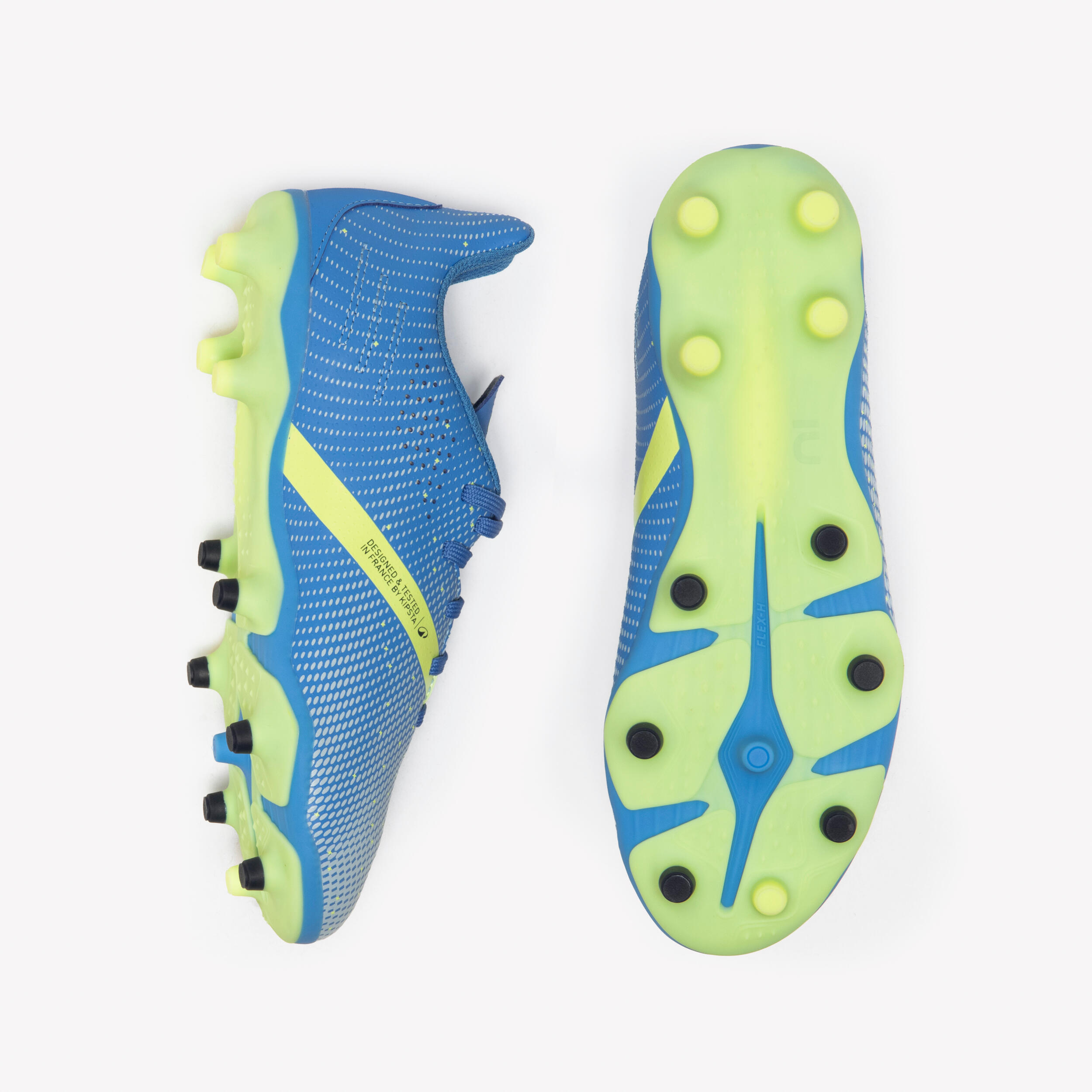 Chaussures de soccer à lacets enfant, Viralto I FG 7/8