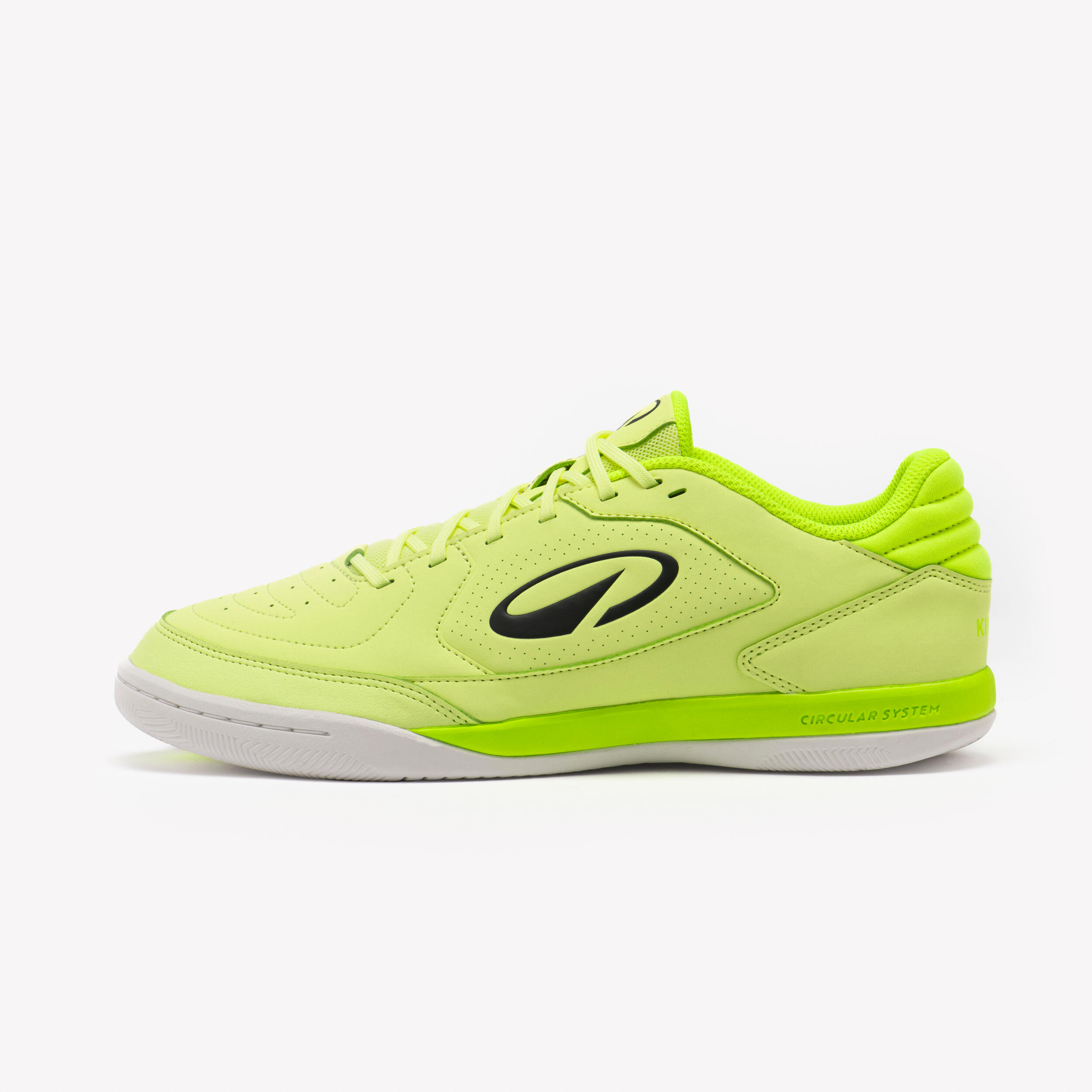 Chaussures de futsal adulte, Eskudo Club Sala jaune et jaune fluo