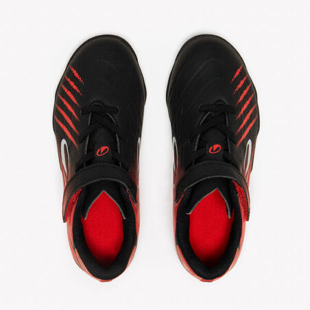 Бутси дитячі Sala Club Easy для футзалу чорні/червоні