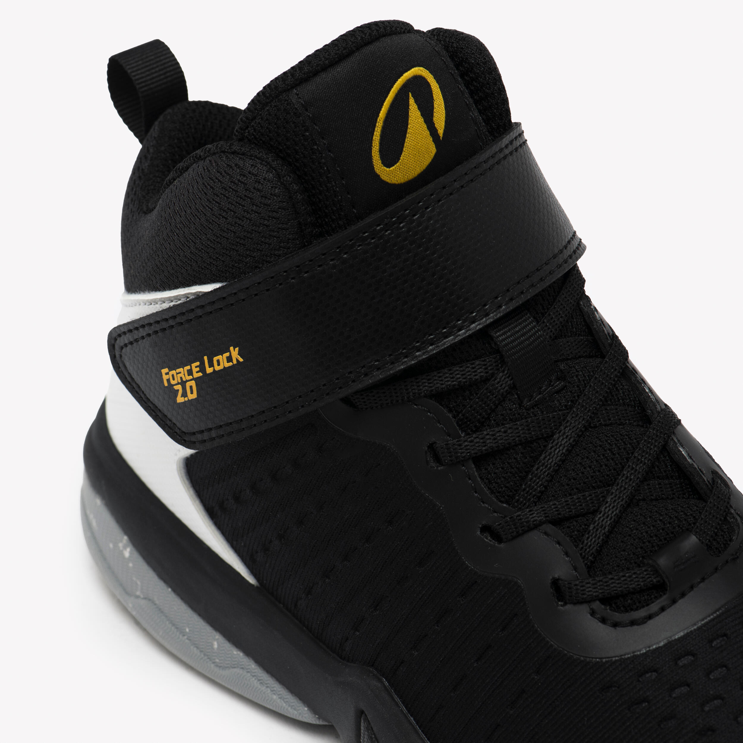 Kinder-Basketballschuh – SS500 High Junior, Schwarz 5/8