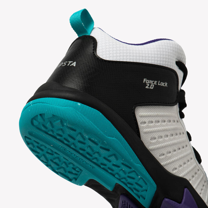 Ghete Baschet SS500H Nivel mediu Negru-Mov Copii 