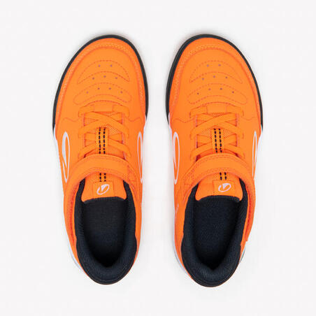 Бутси дитячі Eskudo Club для футзалу помаранчеві/сірі