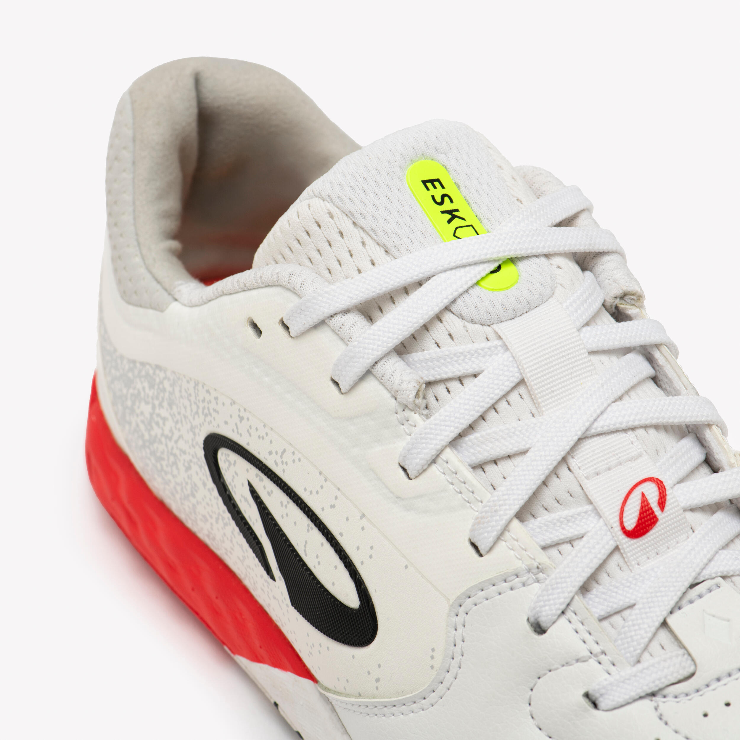 Scarpe futsal adulto ESKUDO PRO rosso-giallo-bianco 5/8
