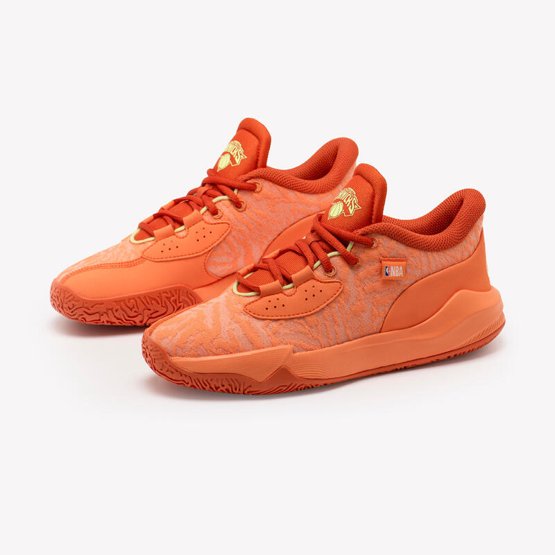 Încălțăminte de baschet NBA New york knicks  FAST 900 LOW Portocaliu Copii