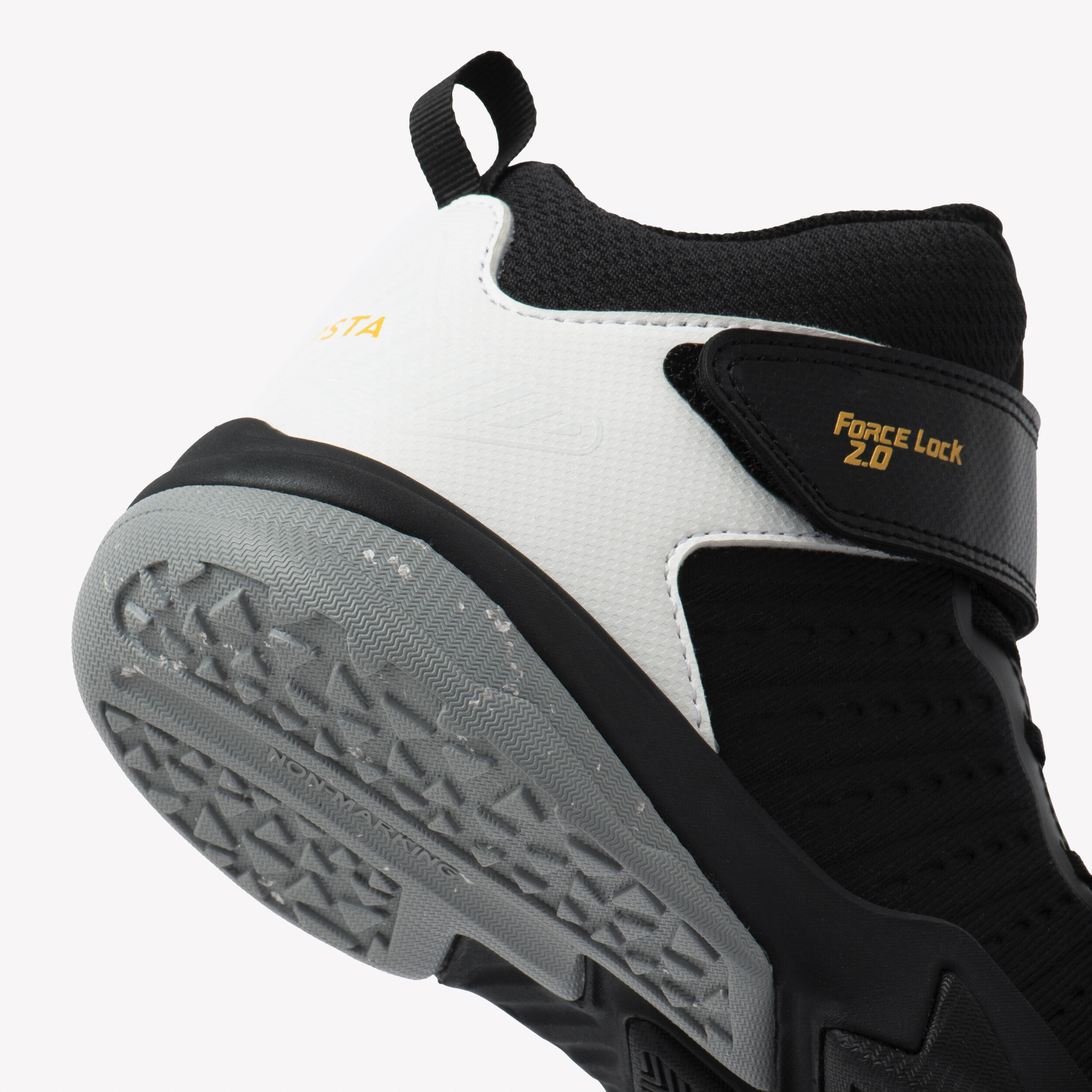 Kinder-Basketballschuh – SS500 High Junior, Schwarz 3/8