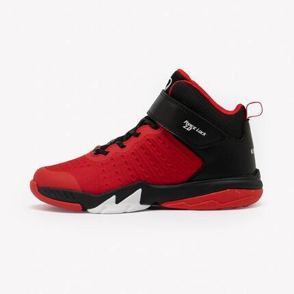 Chaussure de basketball enfant - SS500 high junior noir