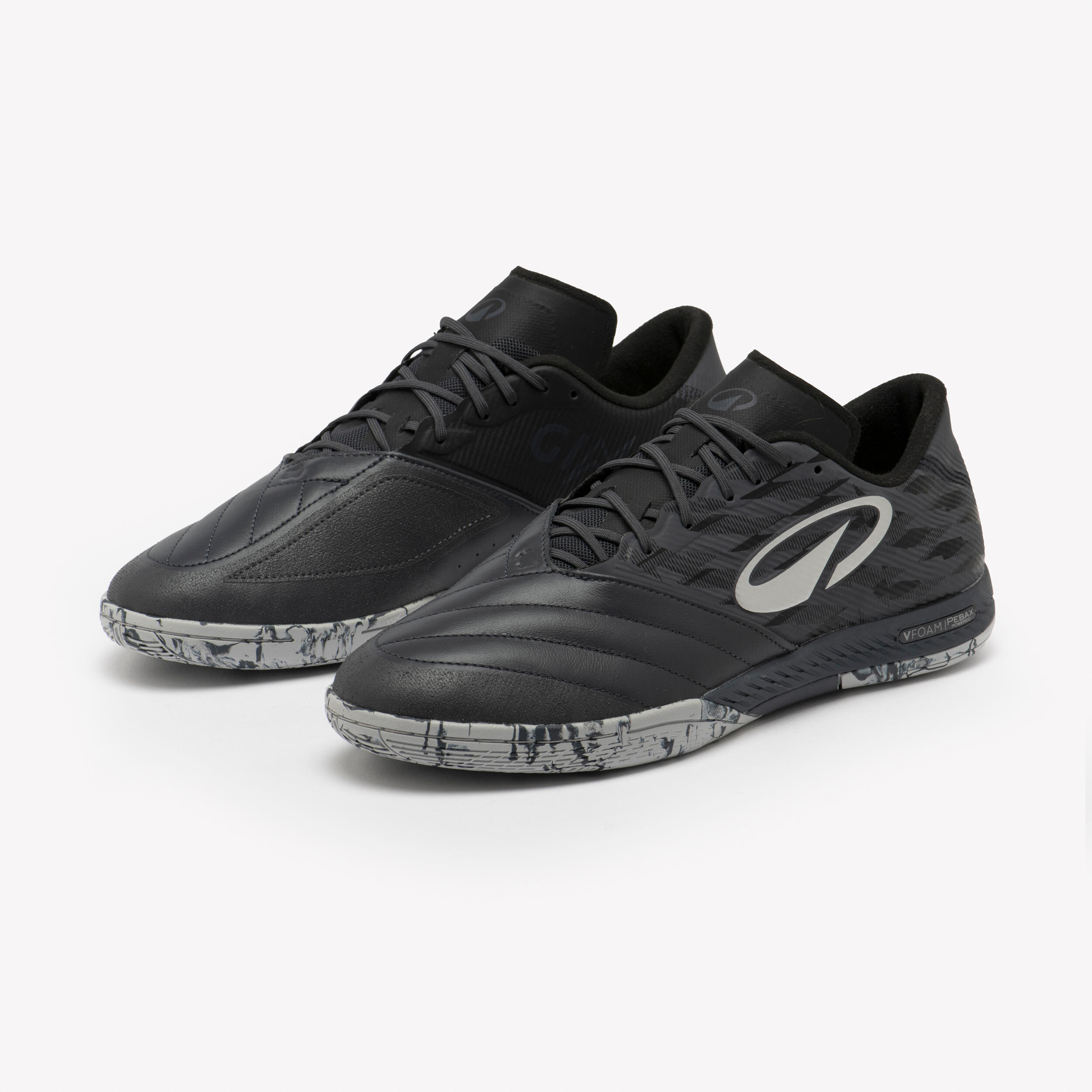 Adult Futsal Shoes Ginka Pro V2 - Grey/Black