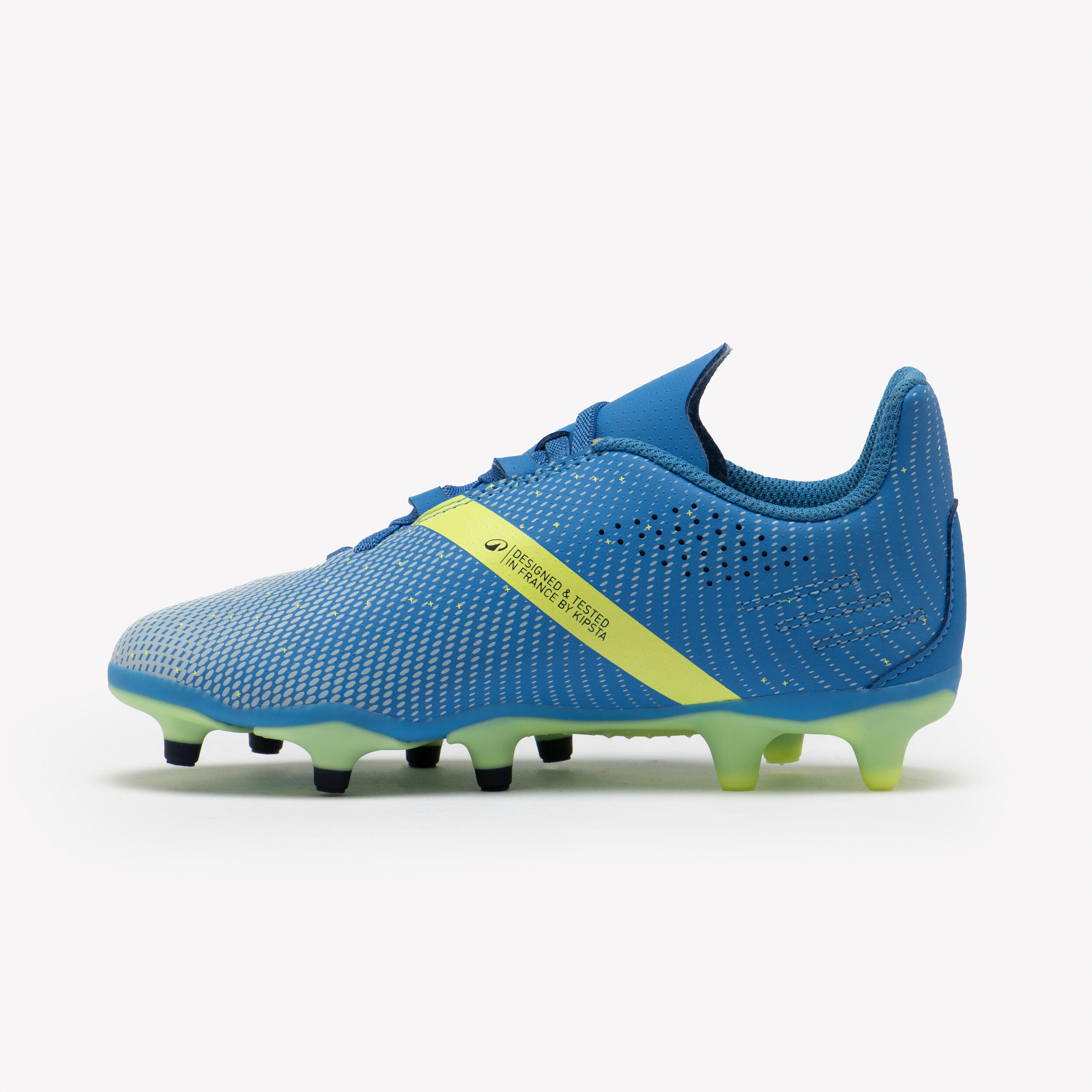 Chaussures de soccer à bande autoagrippante enfant, Viralto I Easy FG 5/10