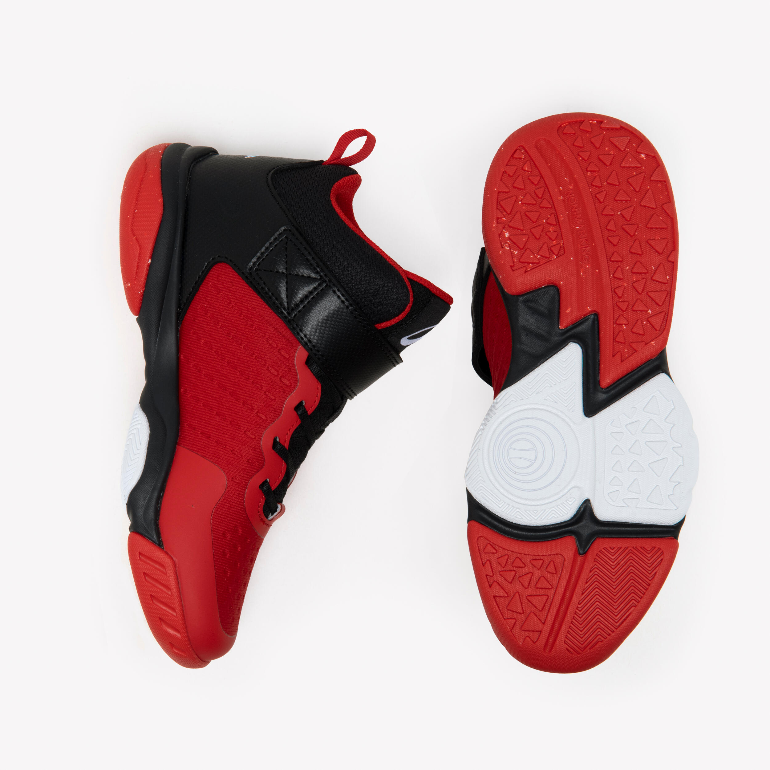 Kinder-Basketballschuh – SS500 High Junior, Rot 8/9