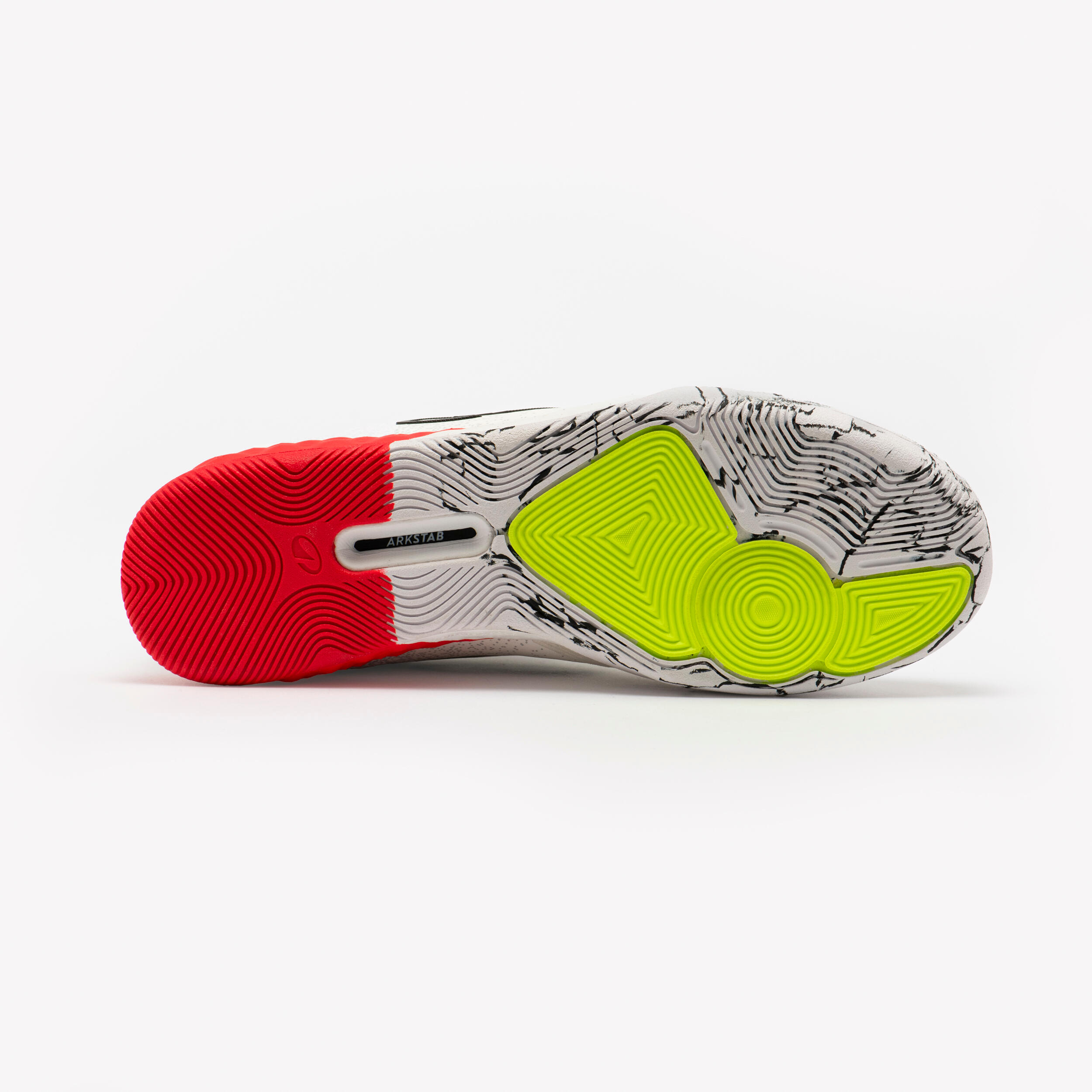 Scarpe futsal adulto ESKUDO PRO rosso-giallo-bianco 4/8