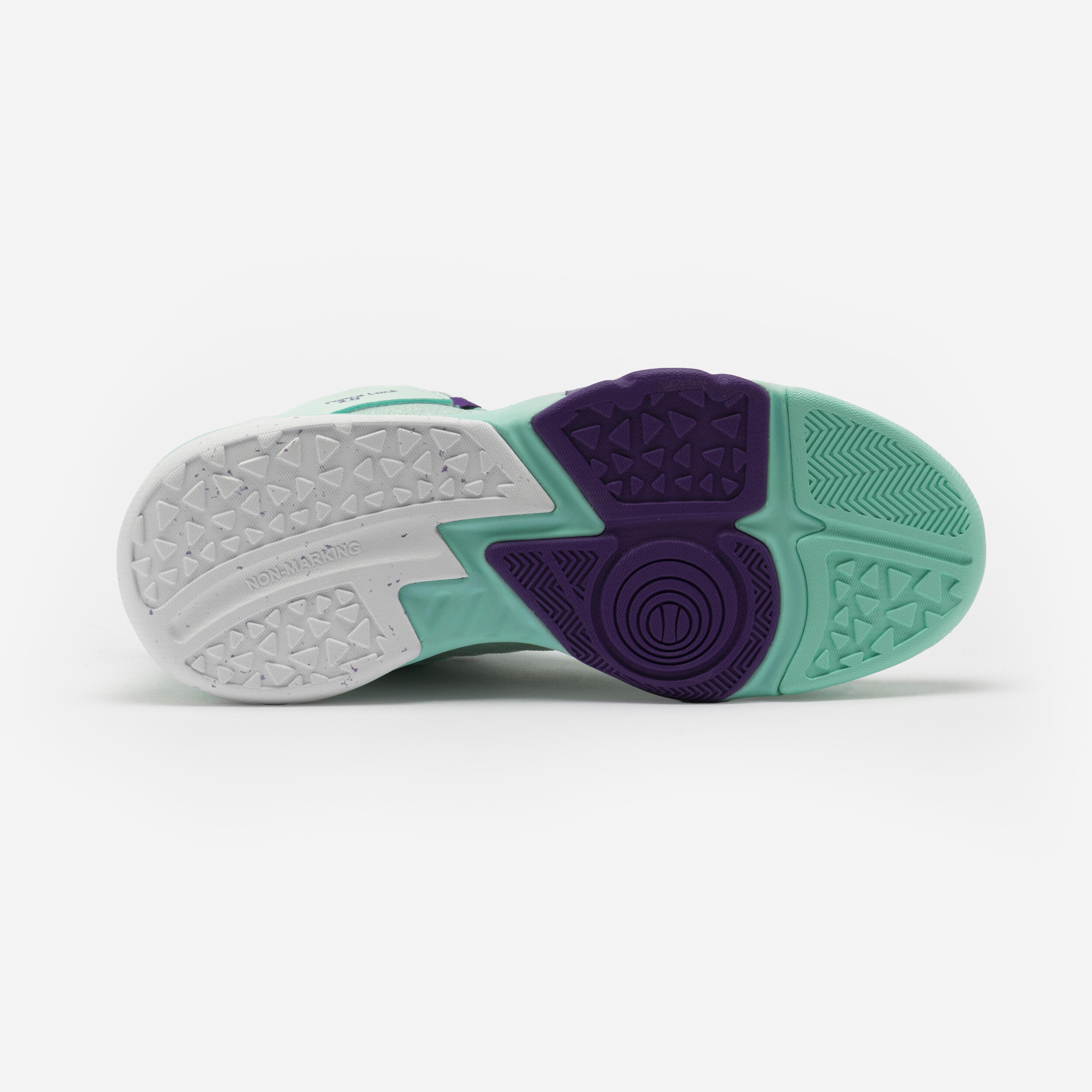 Chaussures de basketball enfant, SS 500 turquoise 4/8