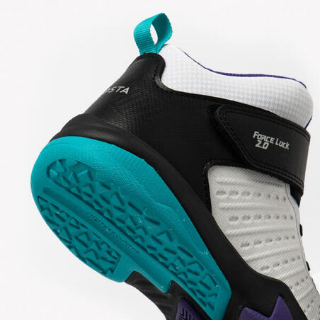 Кросівки дитячі SS500 High для баскетболу чорні/білі