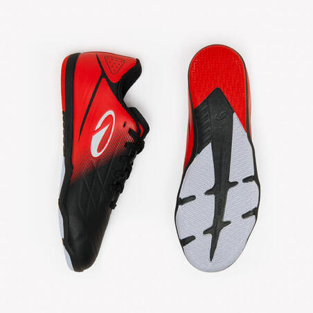 Бутси дитячі Sala Club Easy для футзалу чорні/червоні