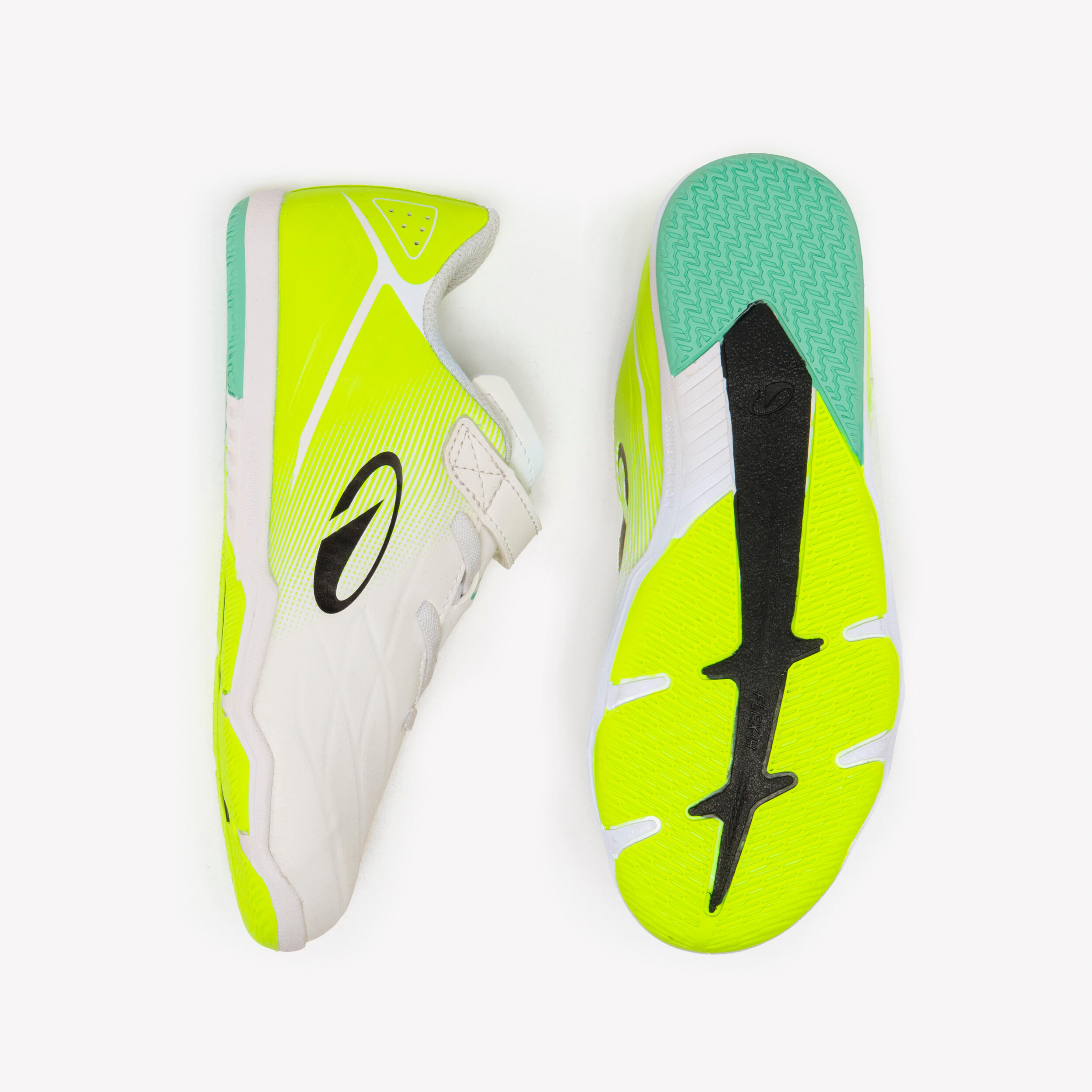 Scarpe futsal SALA CLUB bambini giallo-bianco 7/8