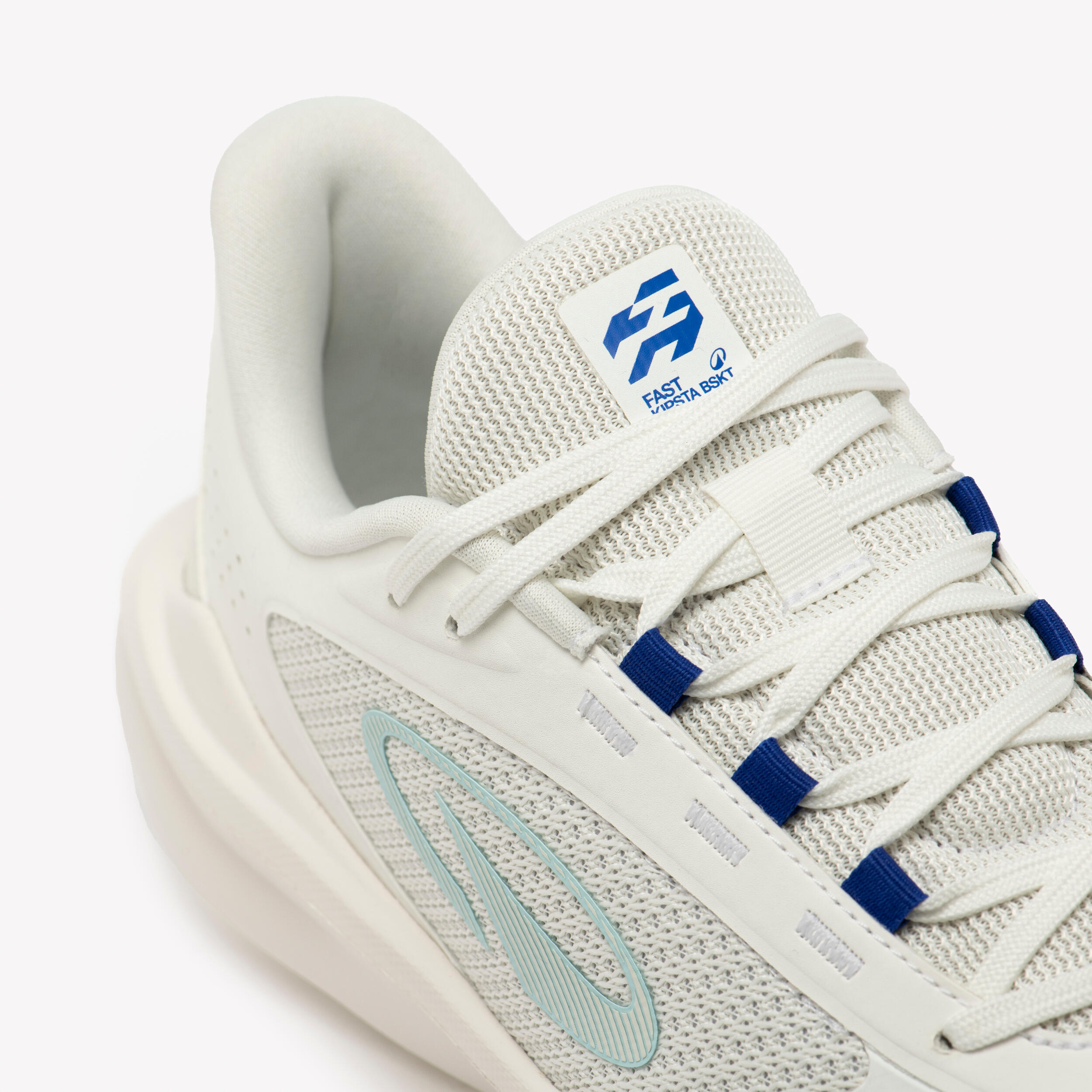 Niedrige, griffige Basketballschuhe für Männer und Frauen, Fast 500 weiss 6/11