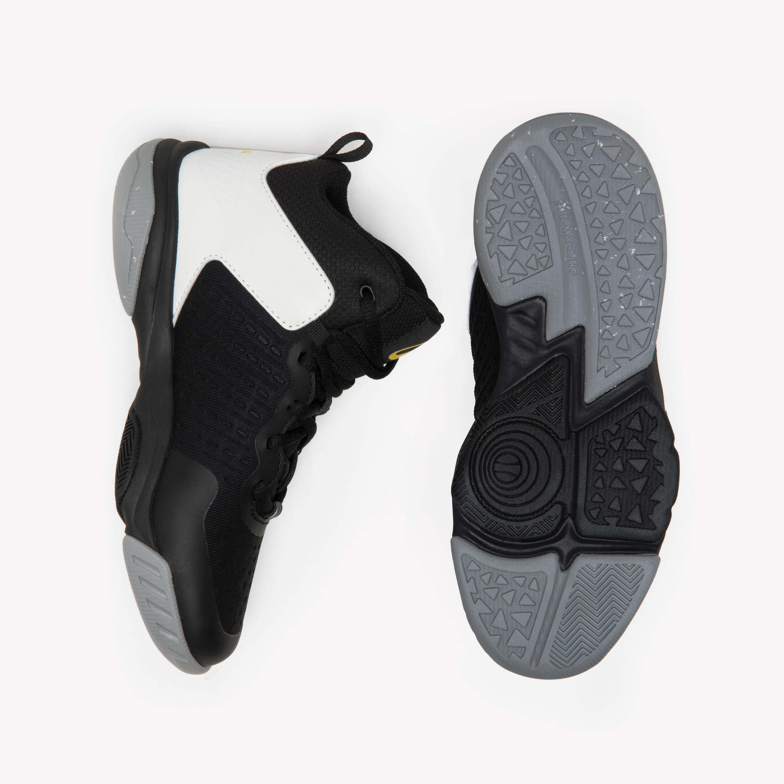 Kinder-Basketballschuhe Fortgeschrittene – SS500H Schwarz 6/6