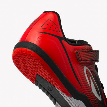 Бутси дитячі Sala Club Easy для футзалу чорні/червоні