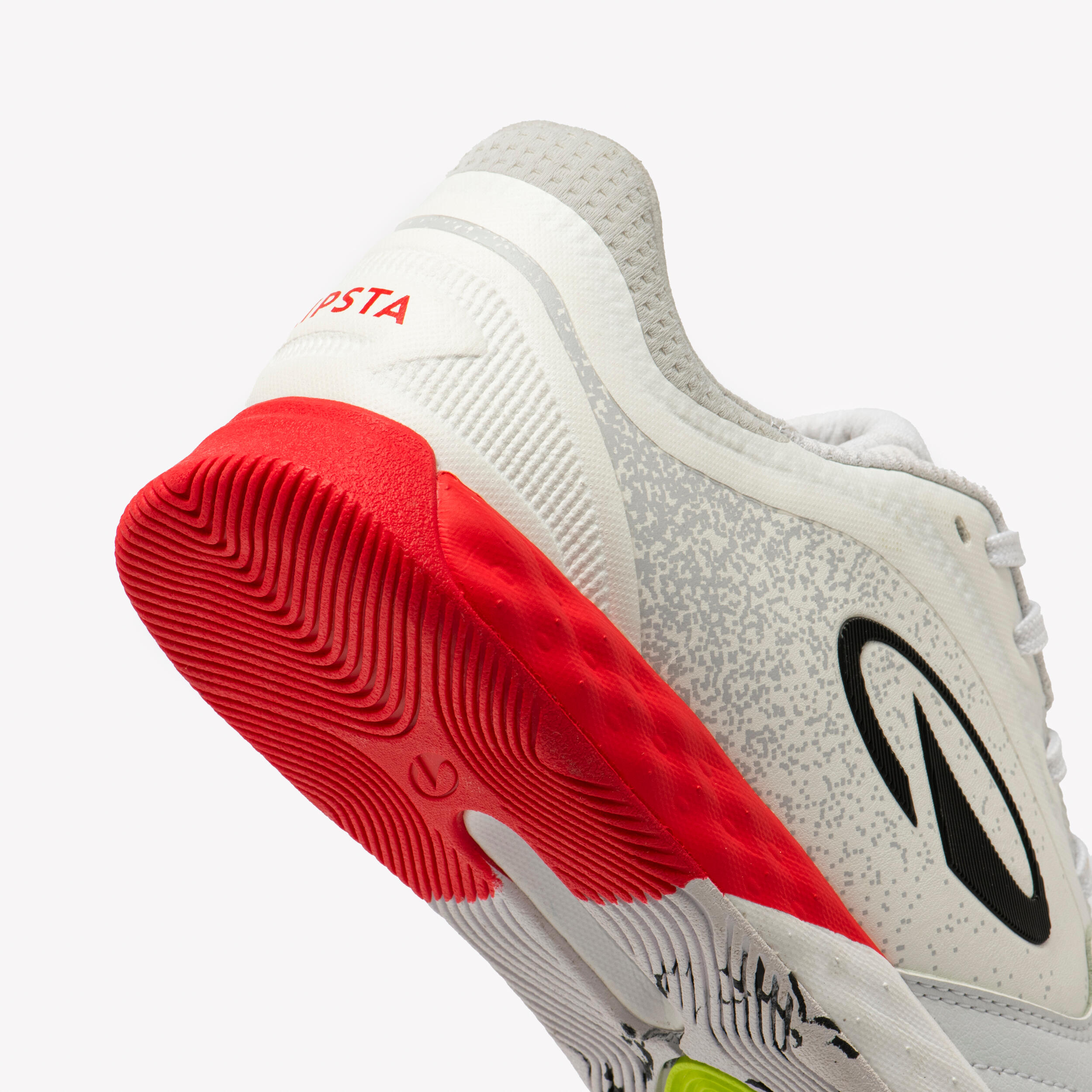 Scarpe futsal adulto ESKUDO PRO rosso-giallo-bianco 3/8