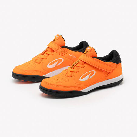 Бутси дитячі Eskudo Club для футзалу помаранчеві/сірі