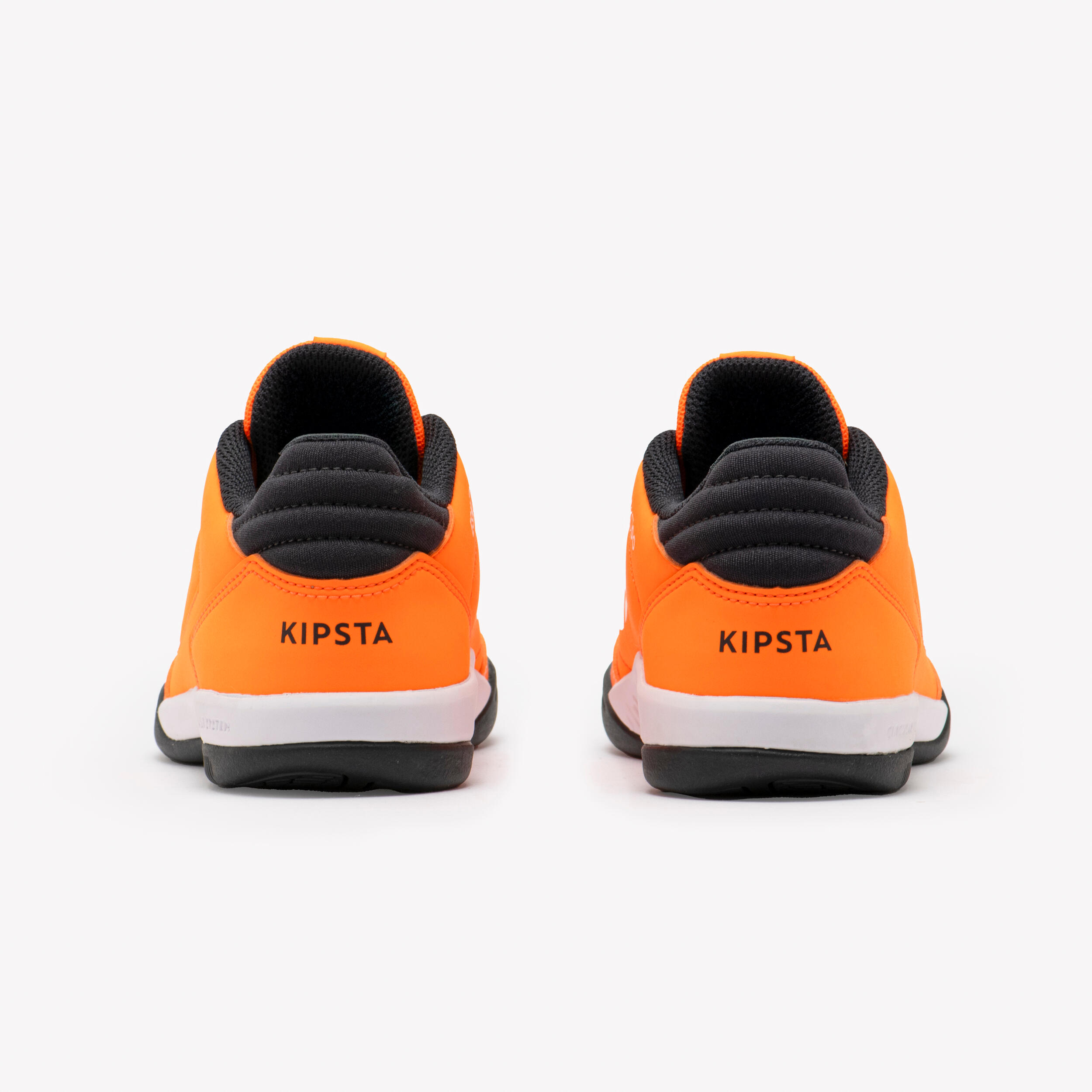 Chaussures de futsal enfant, Eskudo Club Sala orange et gris 7/12