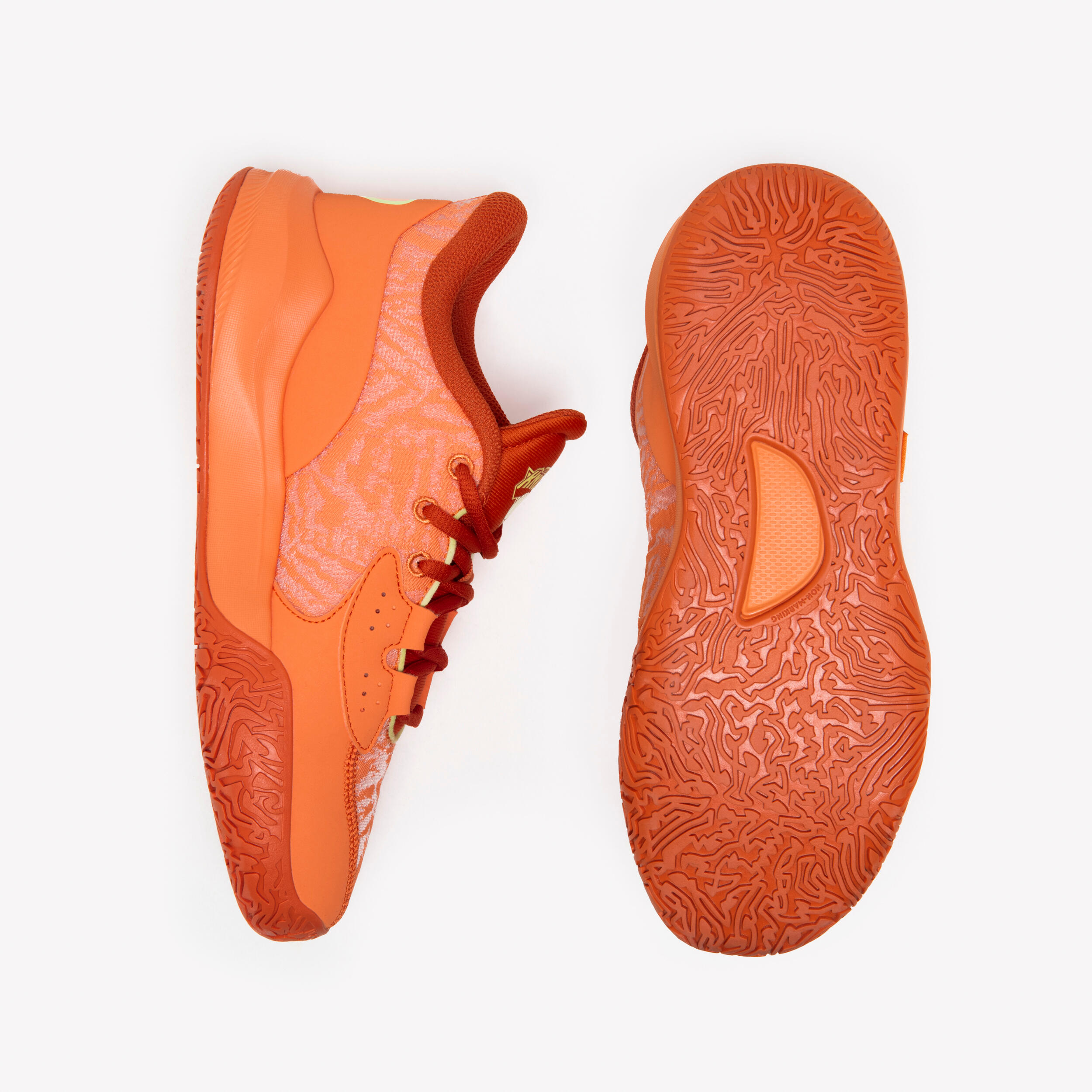 Basketbalschoenen Fast 900 Low kinderen oranje 8/11