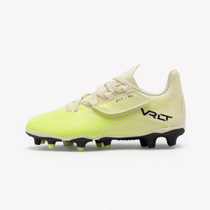 BOTAS DE FÚTBOL NIÑO CON VELCRO VIRALTO I FG JR EASY BLANCO