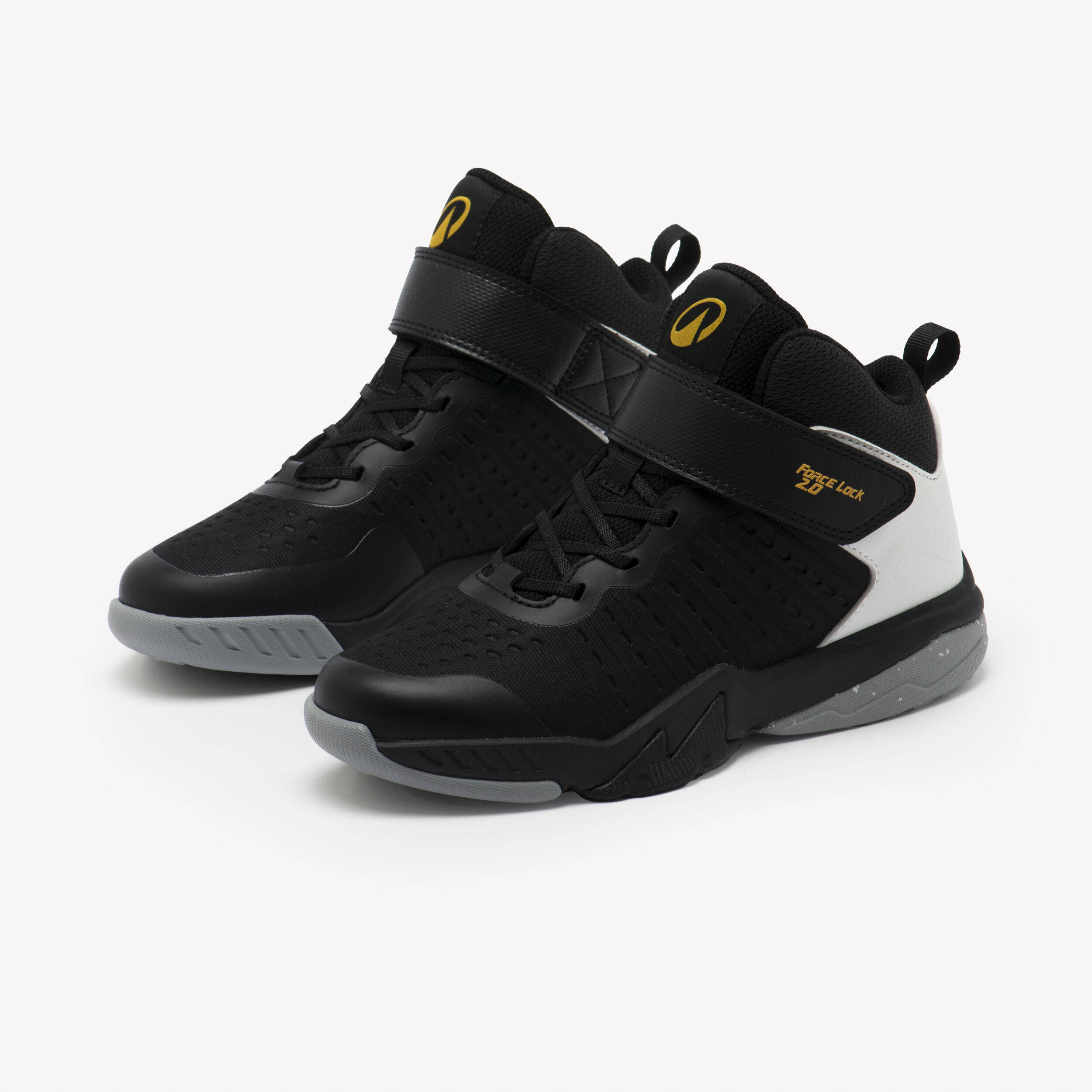 Kids' Basketball Shoes SS500 High Junior - Black -  2