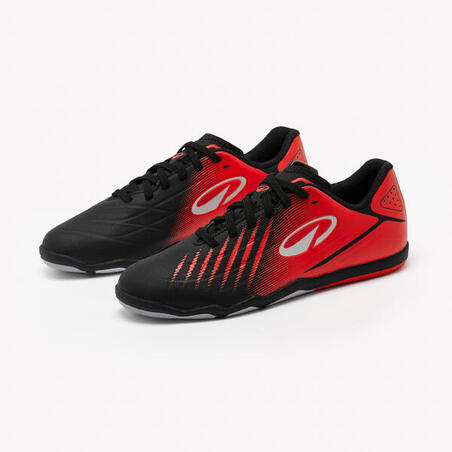 Бутси дитячі Sala Club Easy для футзалу чорні/червоні