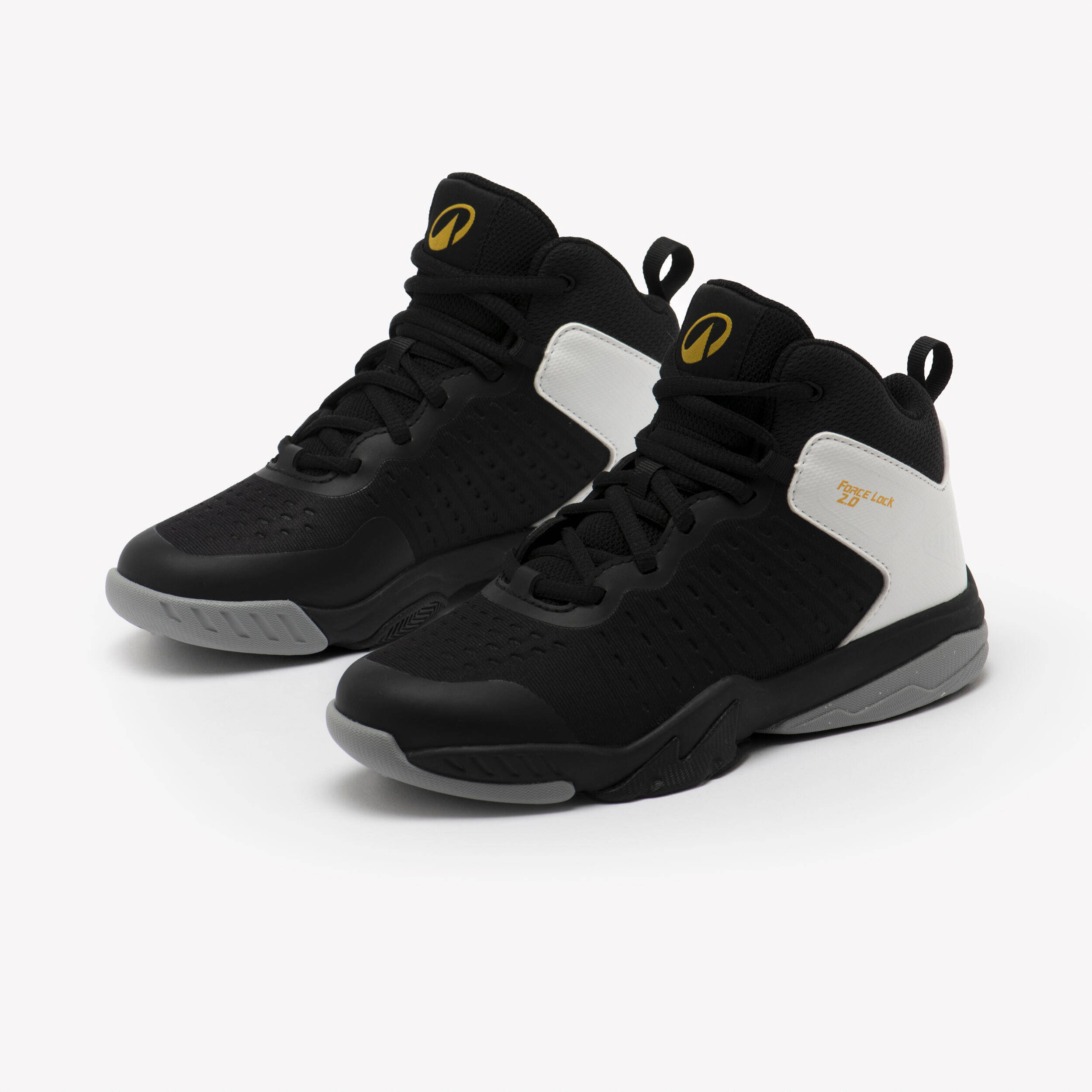 Kids' Intermediate Basketball Shoes SS500H - Black -  2