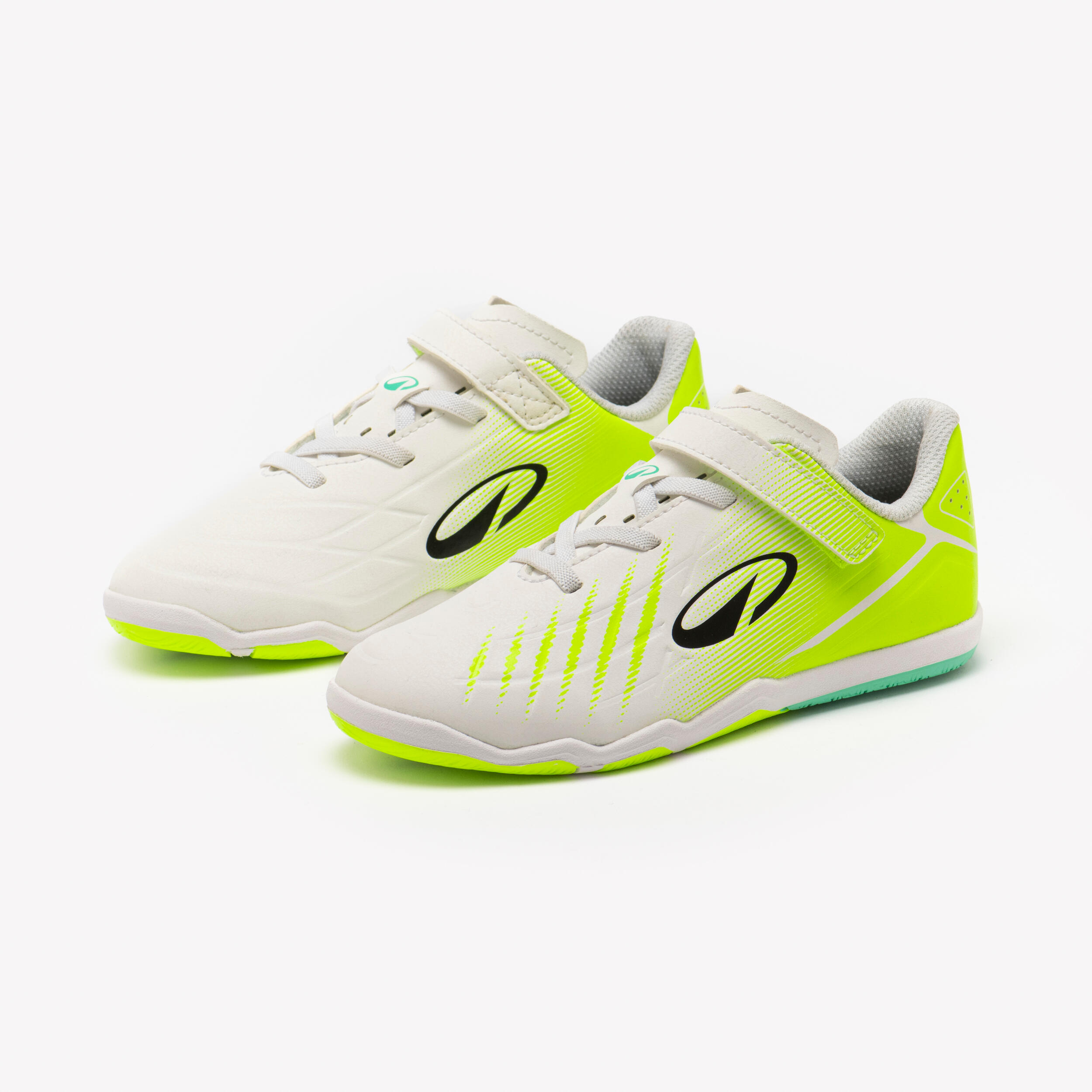 Scarpe futsal SALA CLUB bambini giallo-bianco 2/8