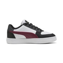Baskets à lacet enfant - puma caven noir rouge