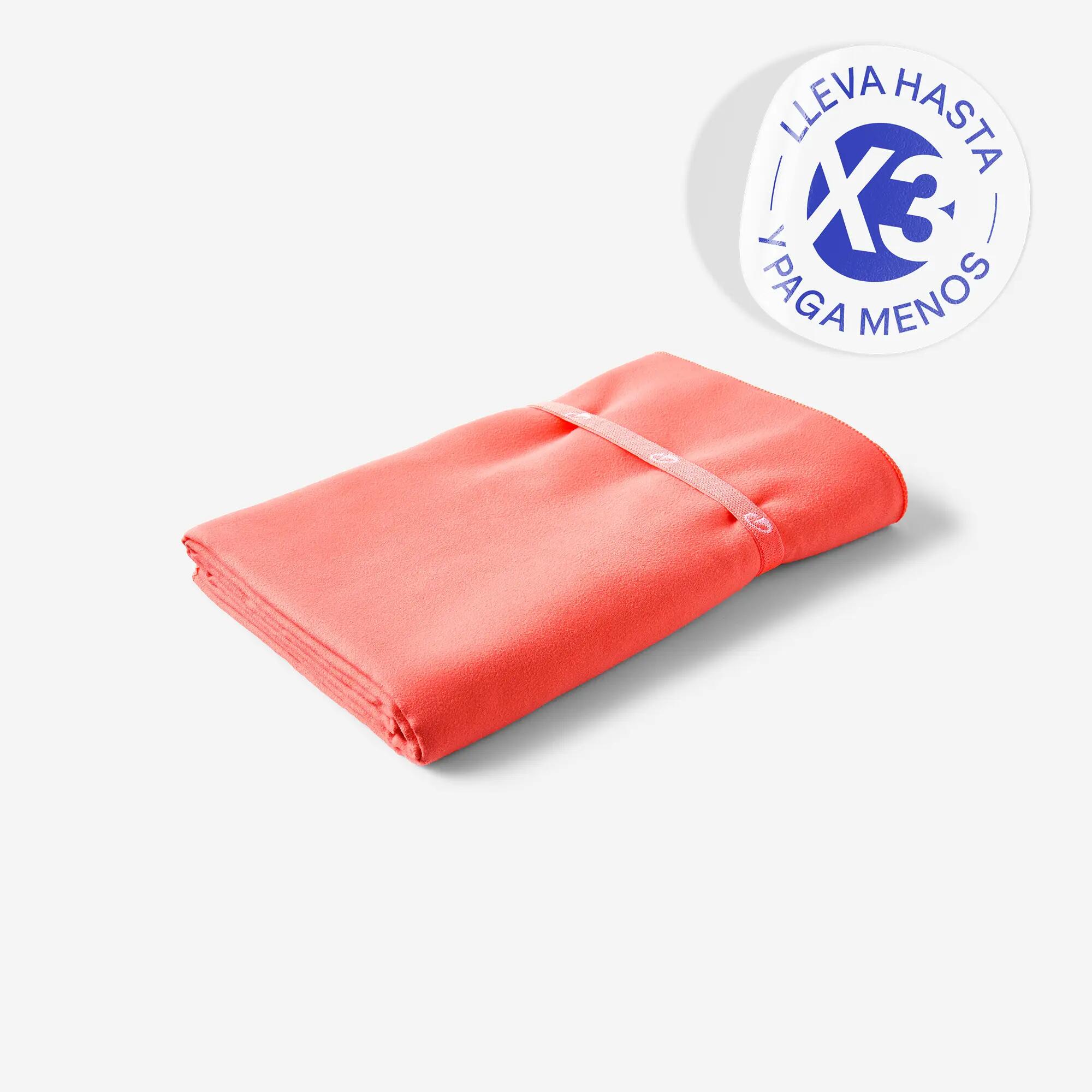 Toalla de microfibra coral talla XG de 110 x 175 cm 7/18