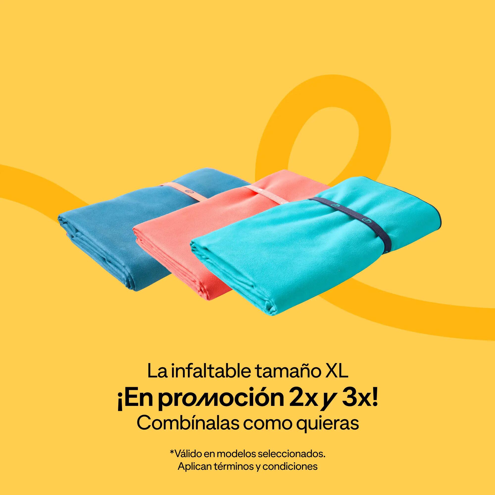 Toalla de microfibra coral talla XG de 110 x 175 cm 6/18