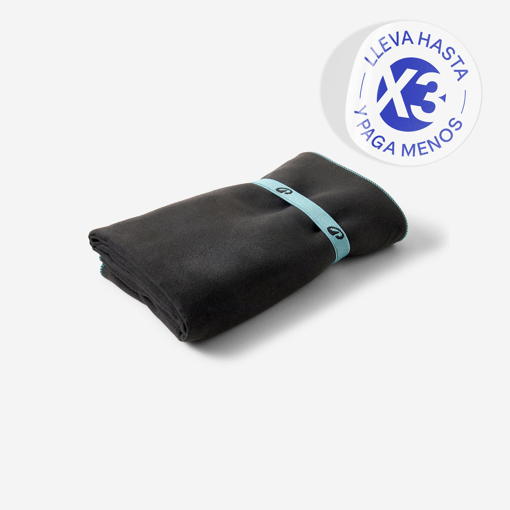 Mikrofaser-Handtuch Größe L 80 × 130 cm - schwarz 4/21