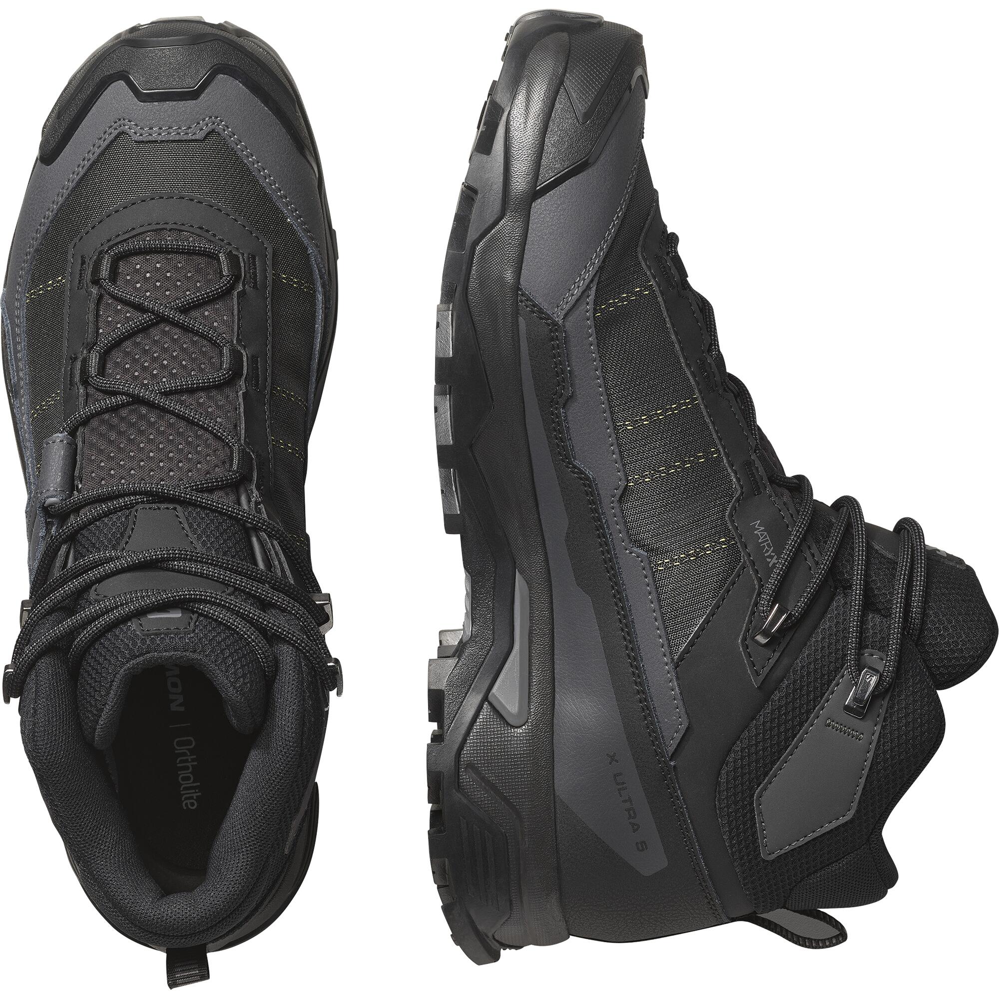 SALOMON X ULTRA 5 MID GORE-TEX NEGRO HOMBRE 2/8