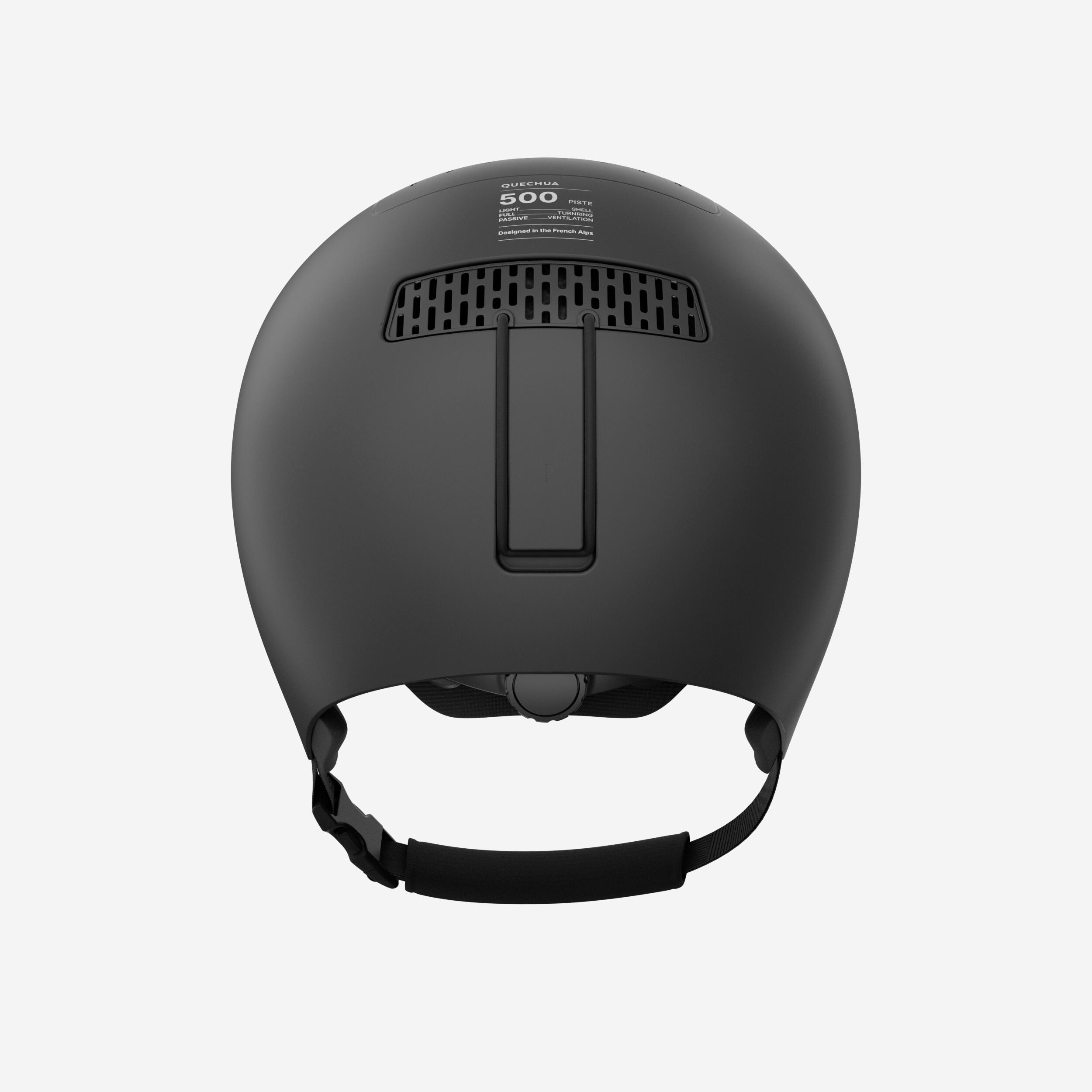 Casque de ski avec oreilles rigides, compatible VISOR + adulte, PST 500 Noir 4/6