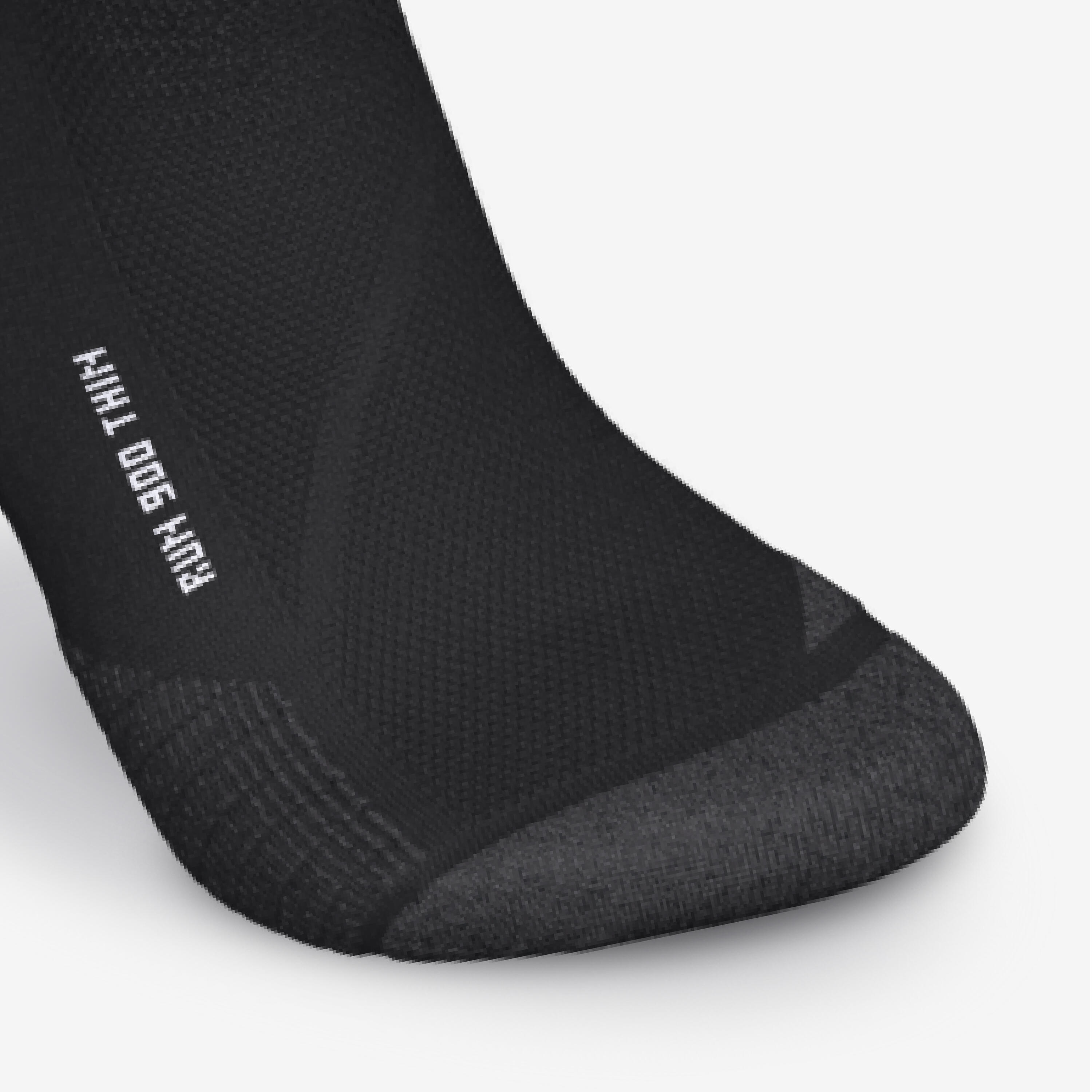 Calze running RUN 900 mid sottili nere 9/11