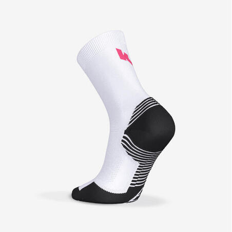 Шкарпетки Run 500 середньої висоти для бігу 2 пари білі