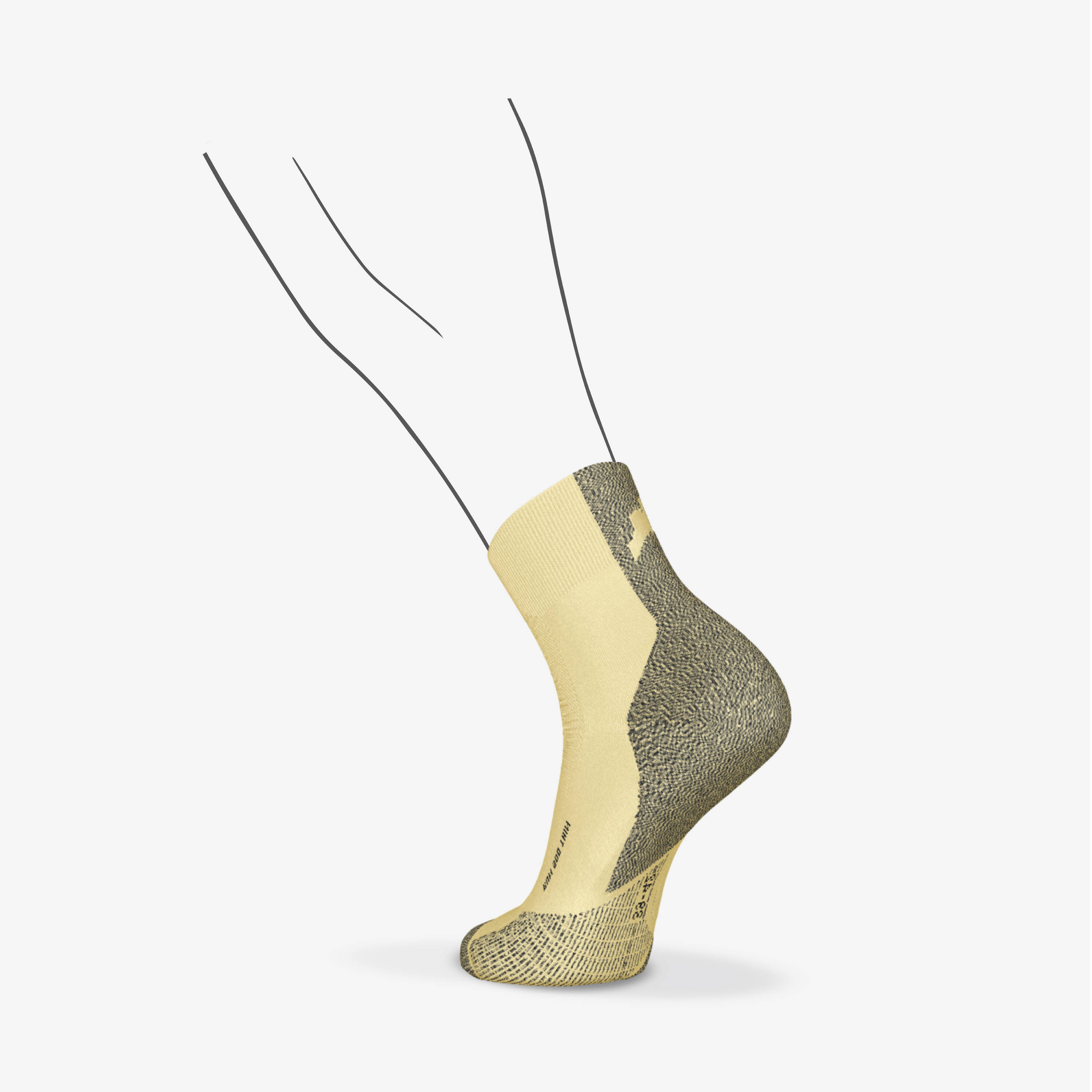 RUN900 MID FINE RUNNING SOCKS -  2