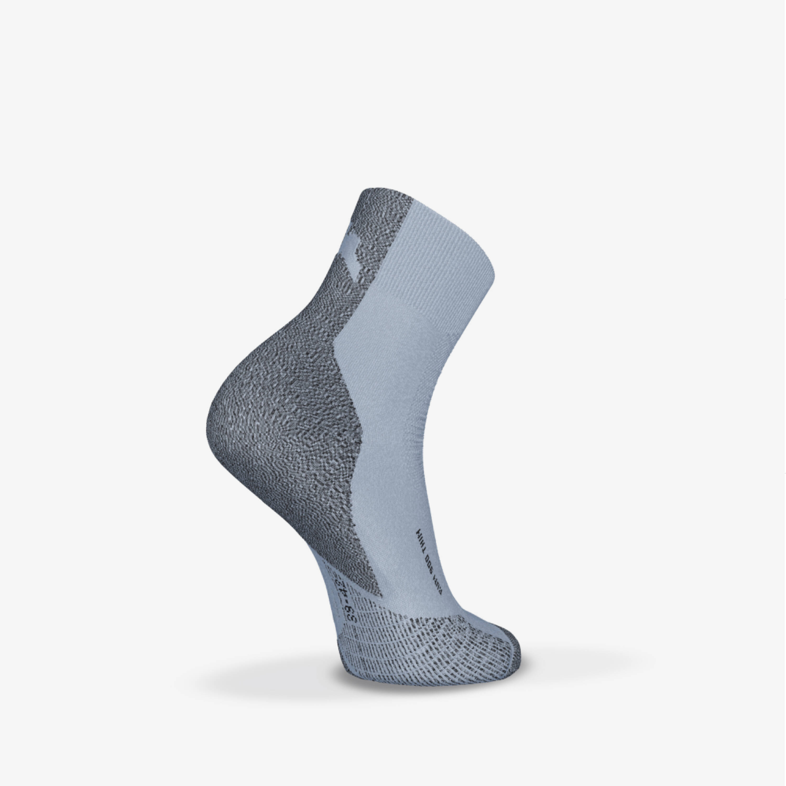 Mid fine running socks run900 - Blue -  2