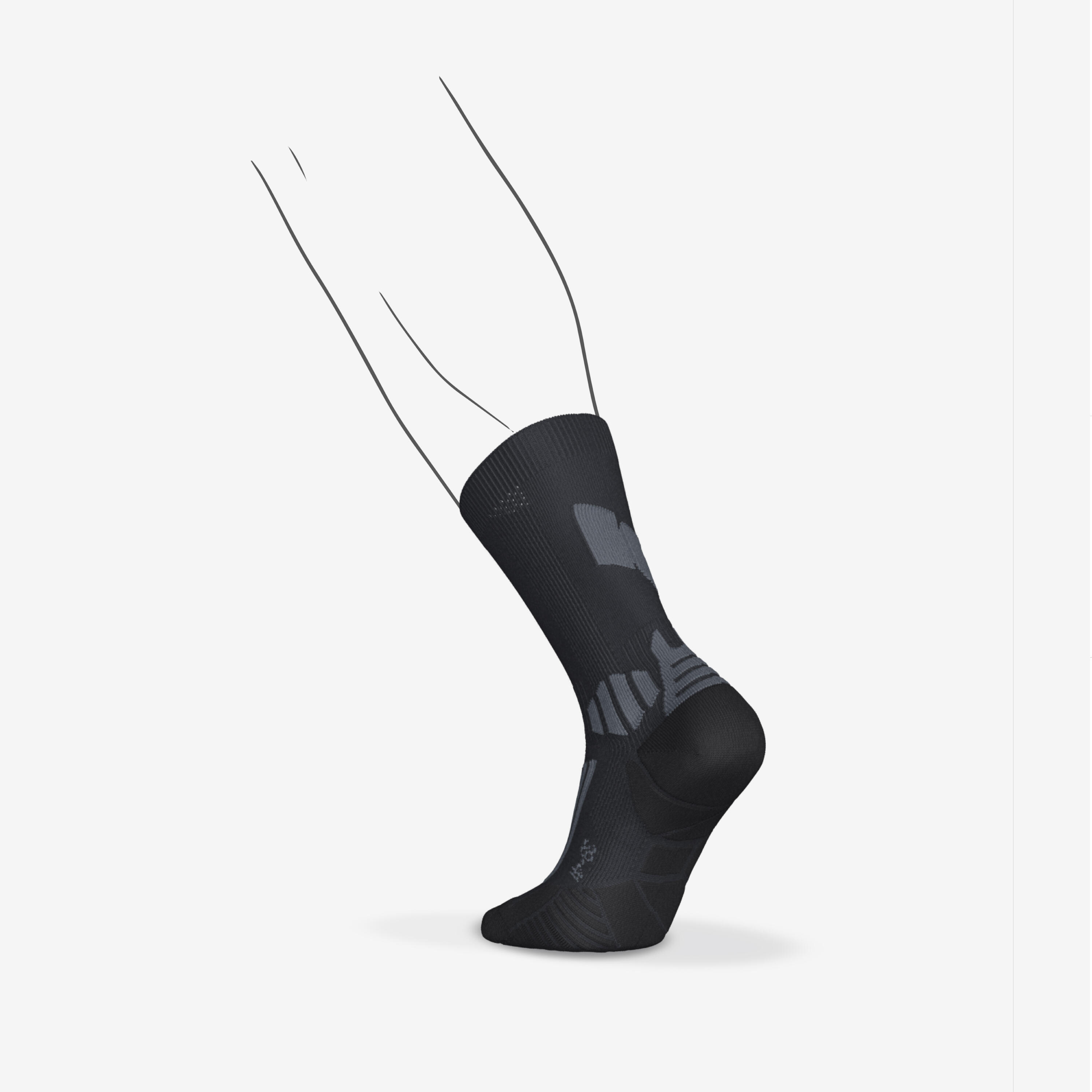 Chaussettes de course en sentier, 900 X 2/5