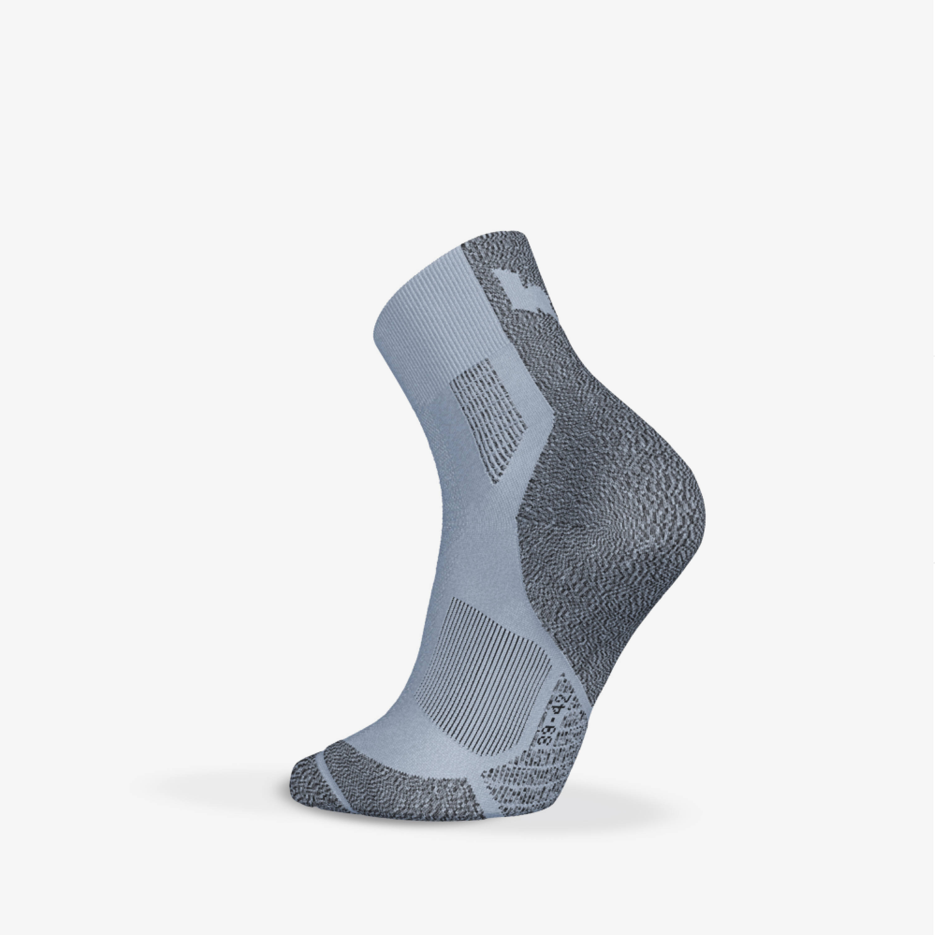 Mid fine running socks run900 - Blue -  3