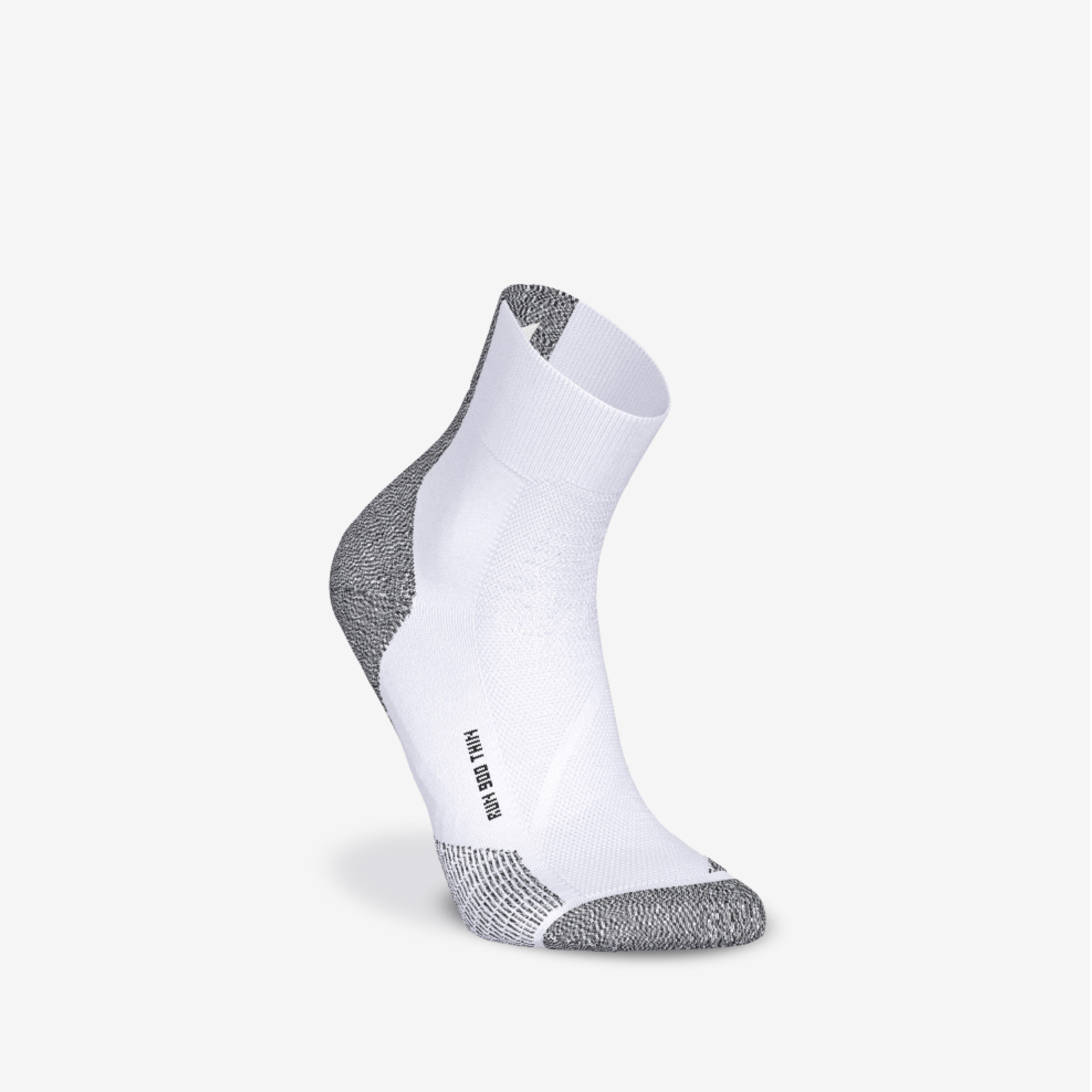 Calze running RUN 900 mid sottili bianche 9/31