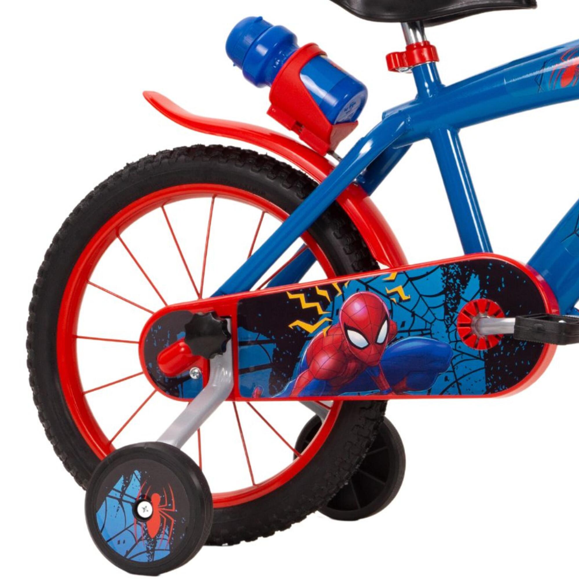 Bicicleta niños Spiderman 16 Pulgadas 4-6 Años 3/4