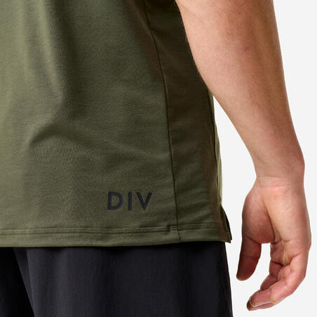 Футболка спортивна чоловіча еластична хакі