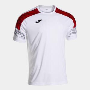 Camiseta Joma Manga Corta Championship VIII Niño Blanco Rojo - CD